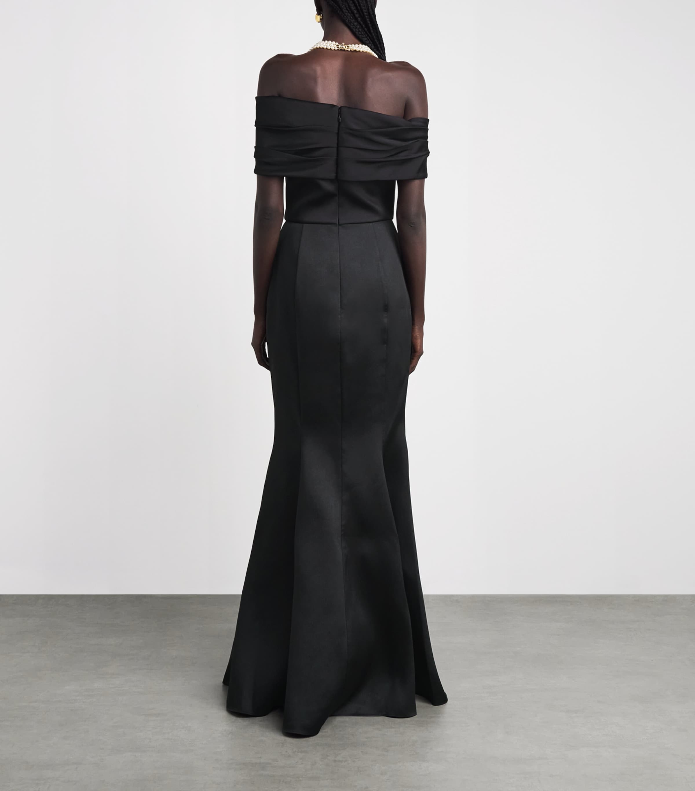 Solace London Womens Corseted Alta Gown Black Image 4