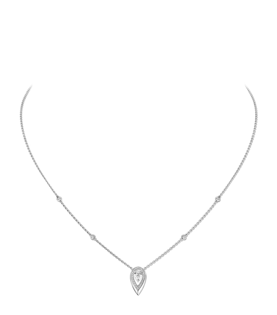 Messika Fiery Diamond and White Gold Necklace (0.42ct) White Gold Image 1