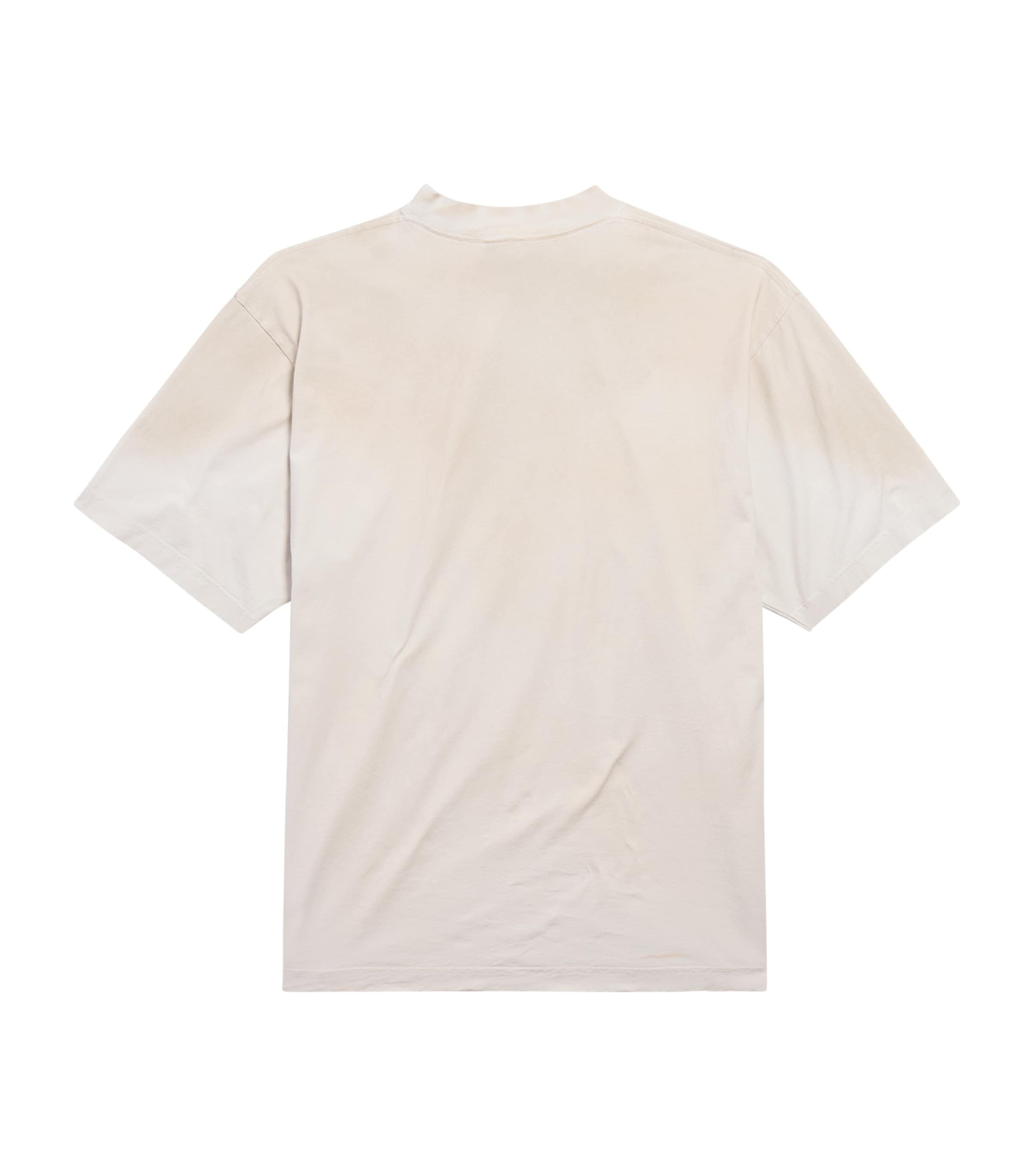 【BALENCIAGA】 ベージュコットンTシャツ Medium Fit T-Shirt BALENCIAGA | Blondie Shop