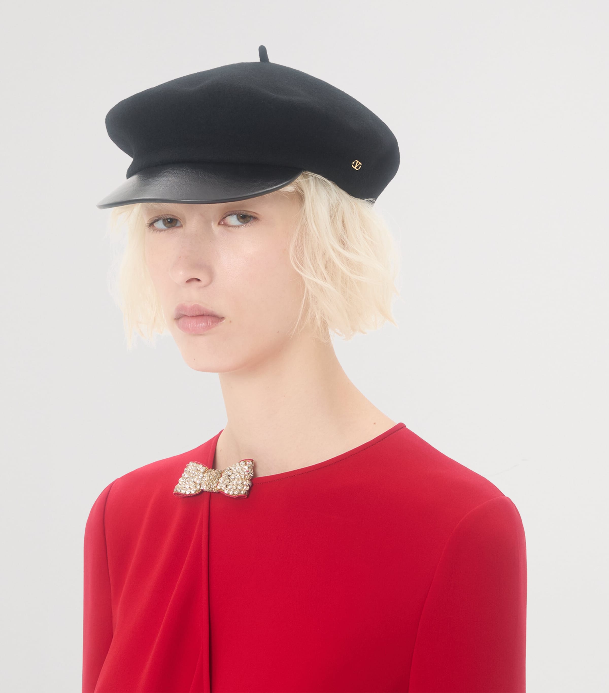 Wool VLogo Signature Beret YZY Image 2