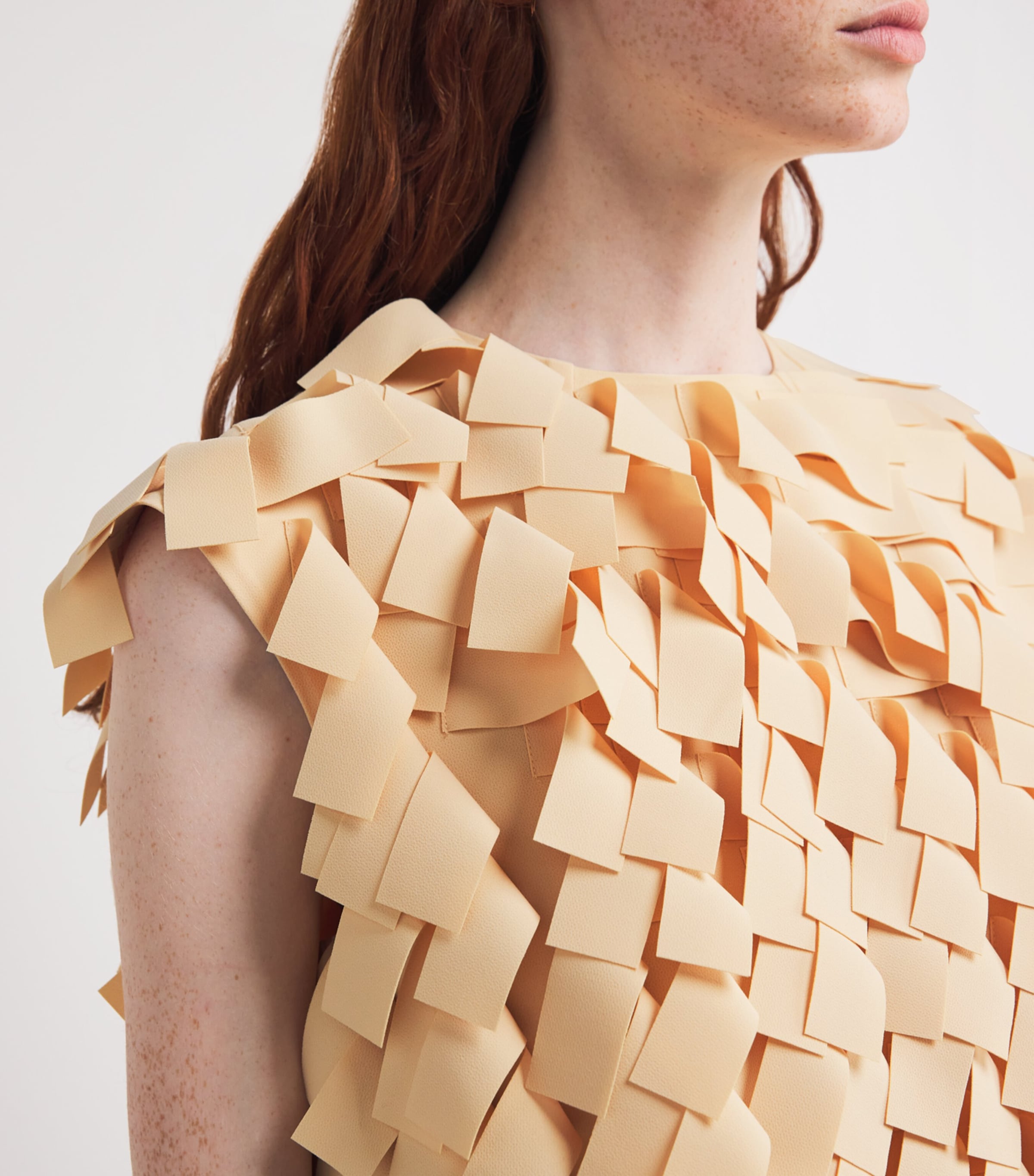 Fringed Crop Top NUDE Image 6