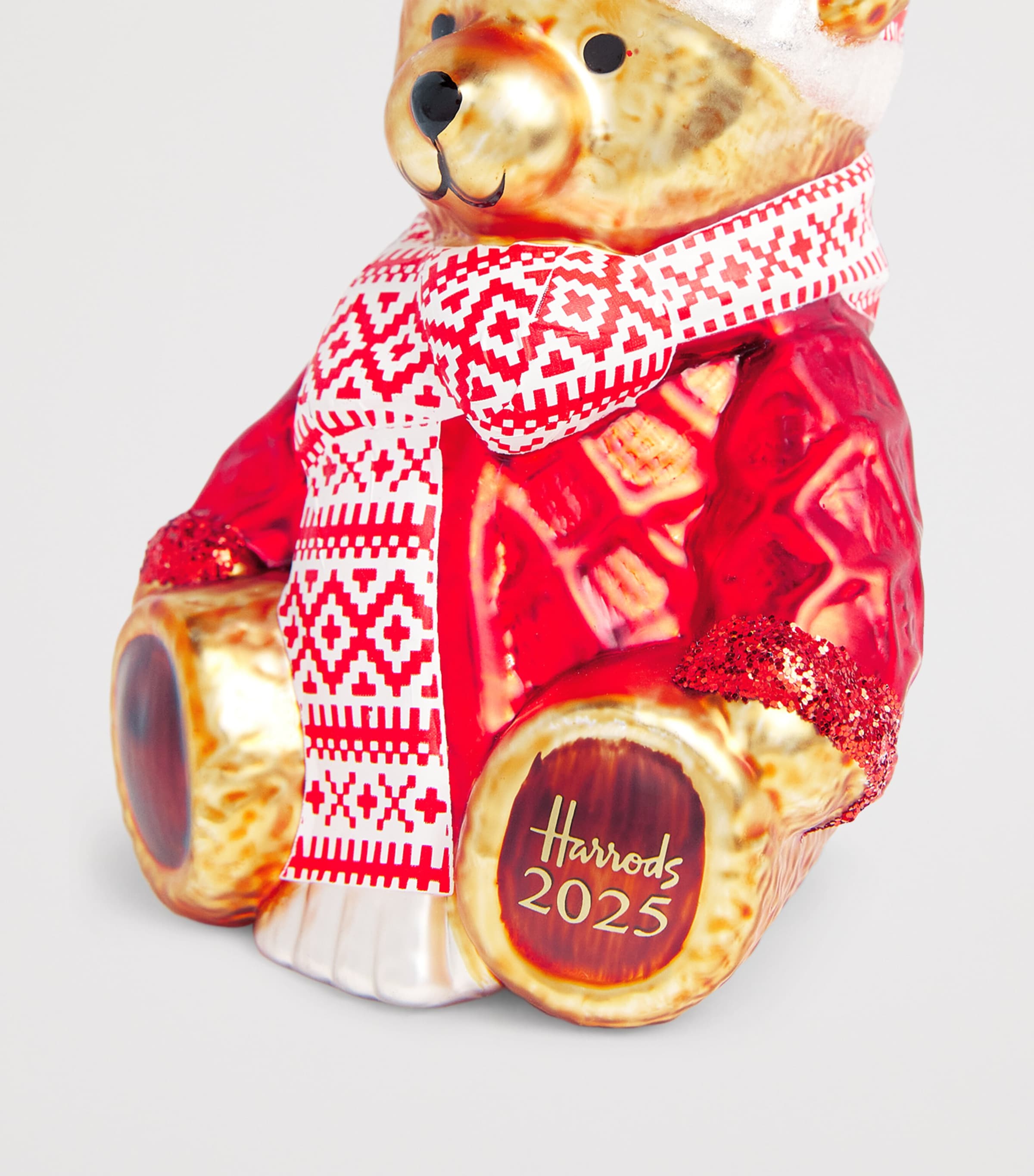 Christmas Bear Tree Decoration MULTI Image 2