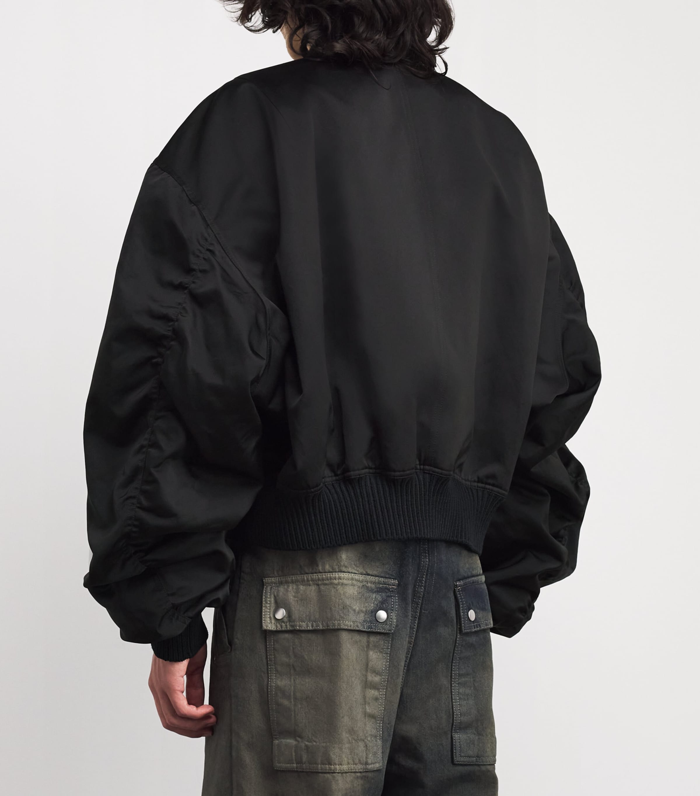 Padded Bomber Jacket BLACK/ 09 Image 4