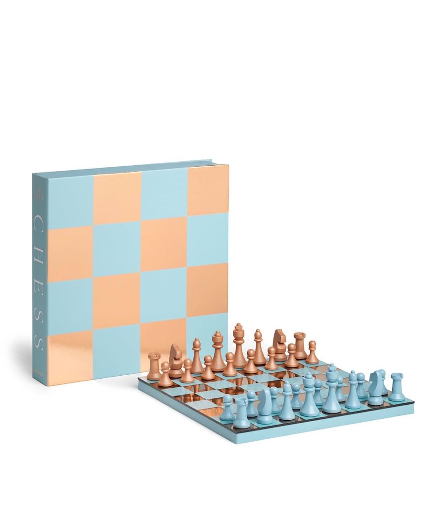 Printworks Art of Chess Mirror Set Blue Image 4