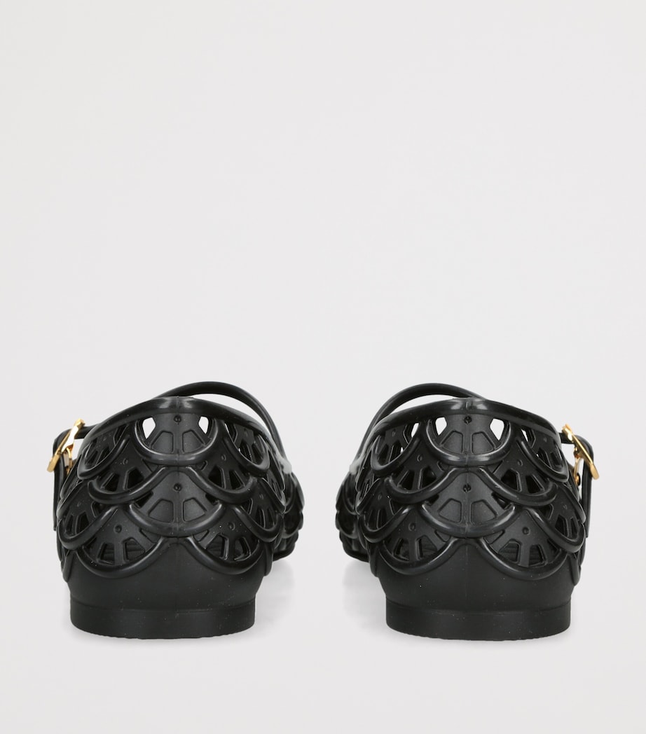Valentino Garavani Ondette Ballet Flats Black Image 2