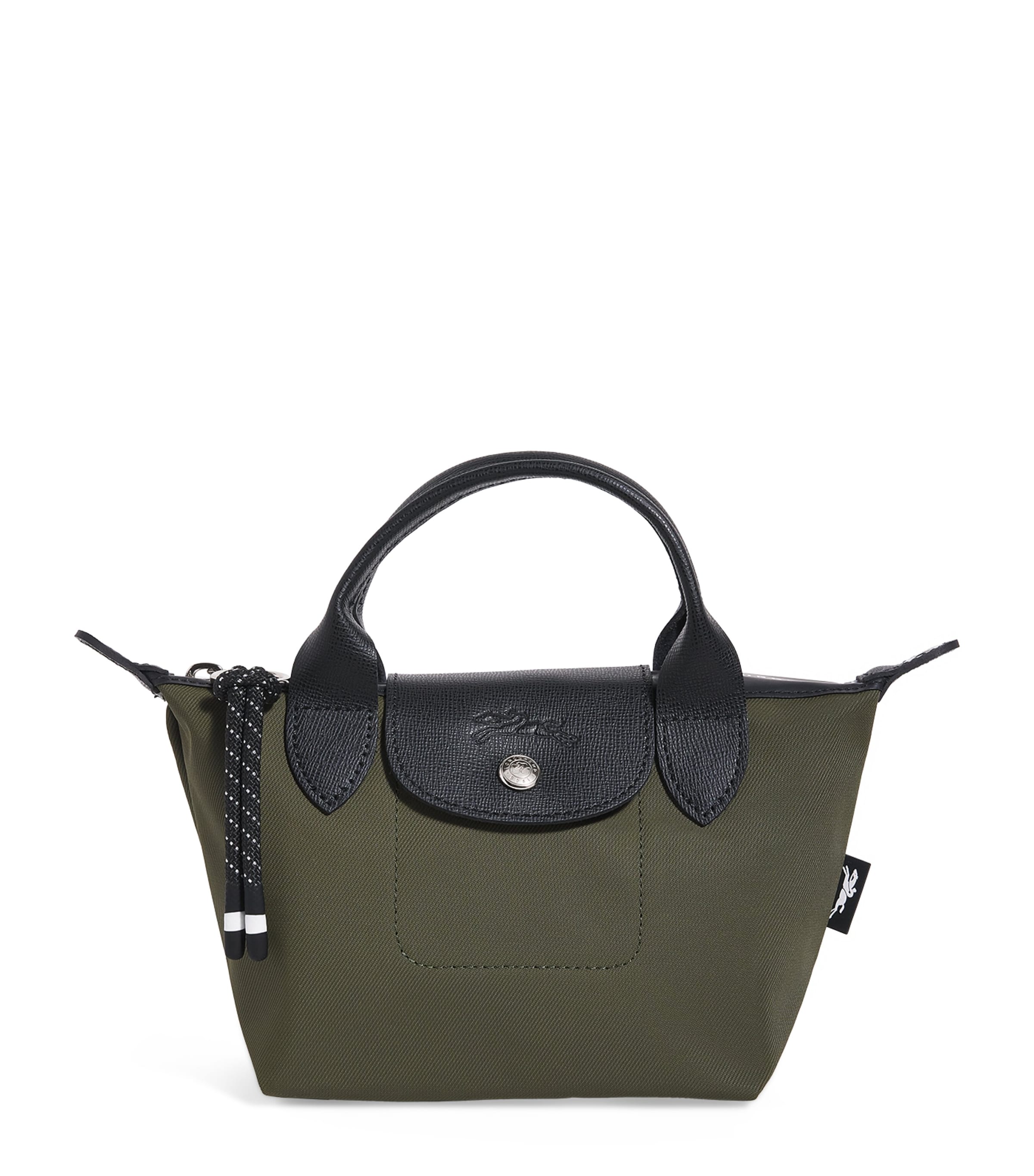Longchamp Extra-Small Le Pliage Energy Top-Handle Bag Khaki Image 1