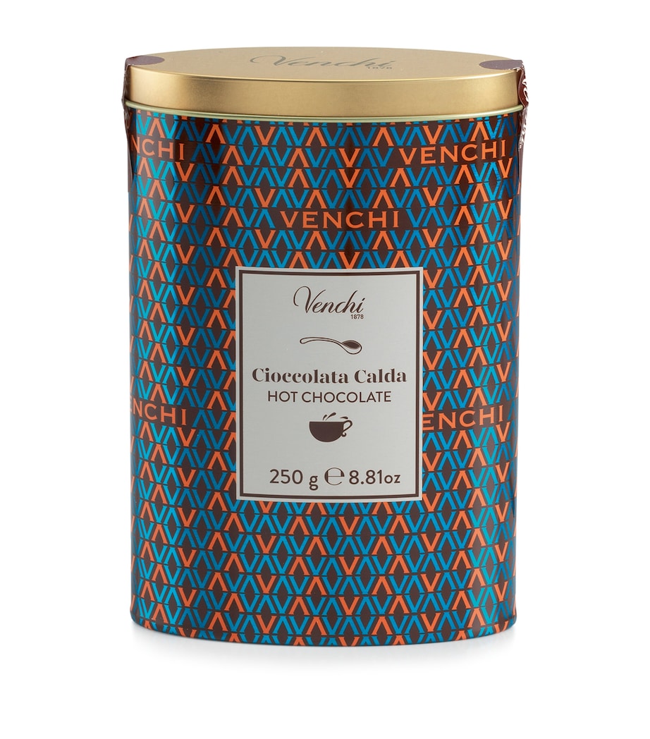 Venchi 1878 Cocoa for Hot Chocolate in Metal Tin (250g) Image 1
