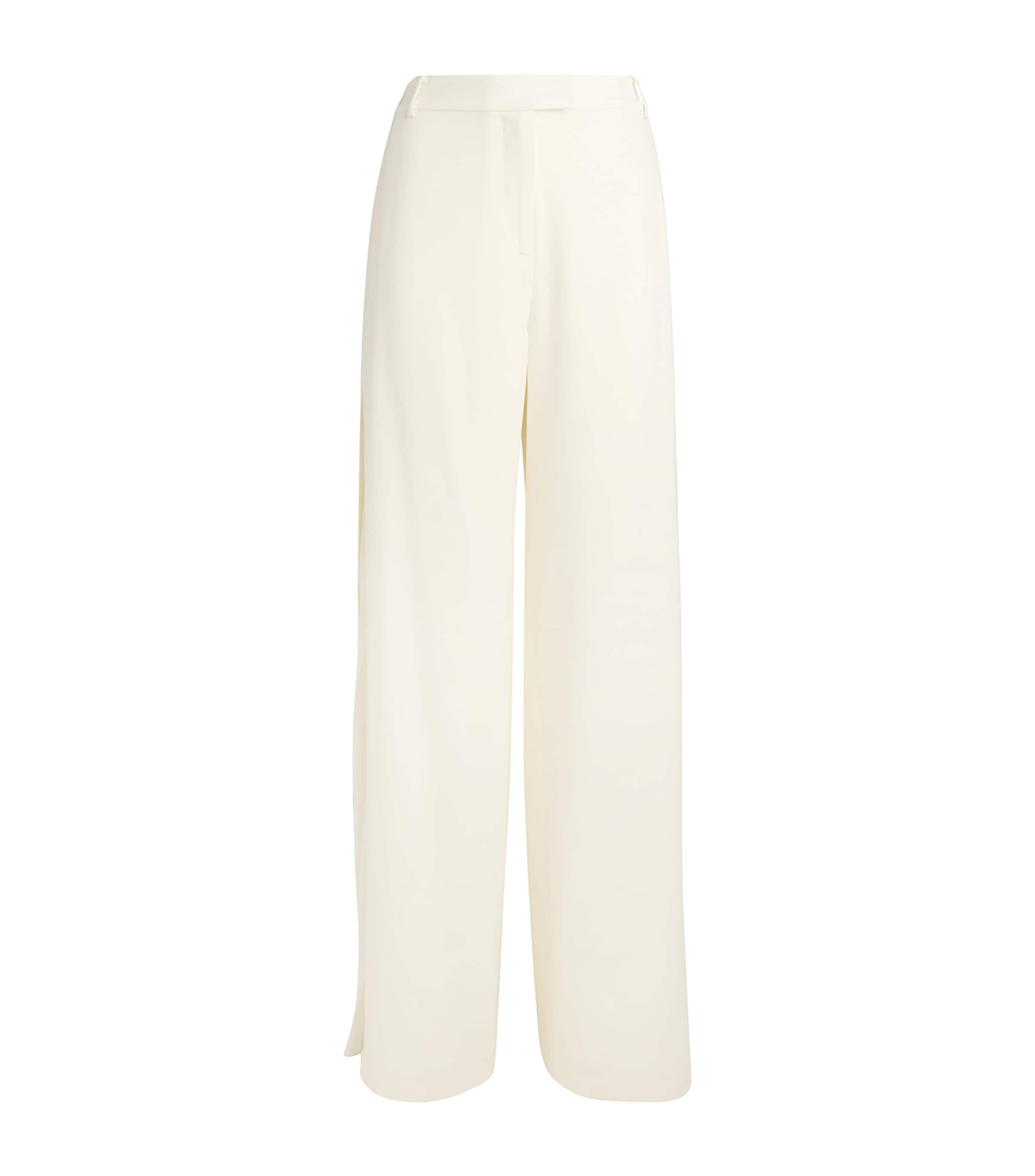 Mink Pleated Wide Leg Trousers main image 1