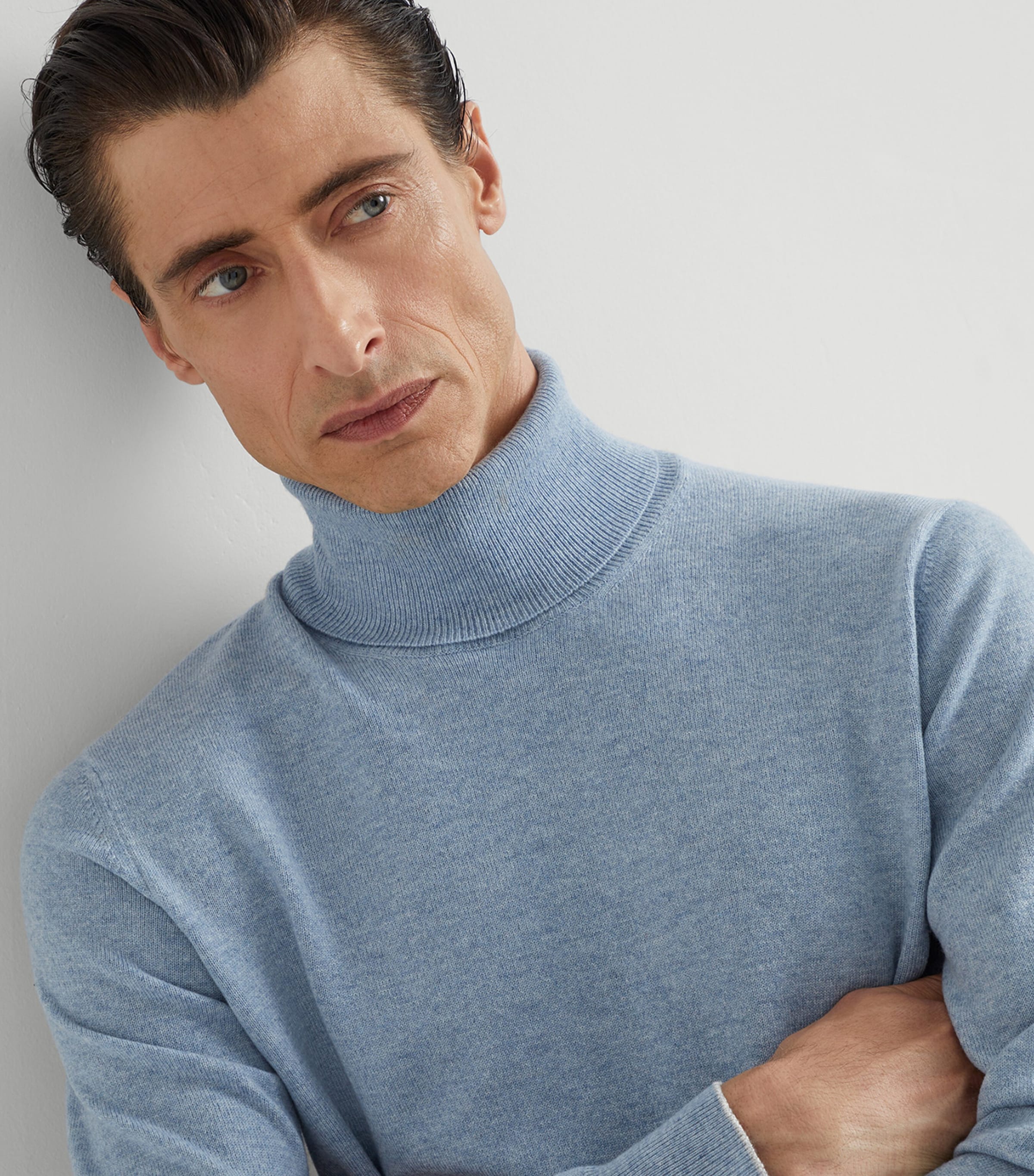 Cashmere Rollneck Sweater CFF33 Image 6