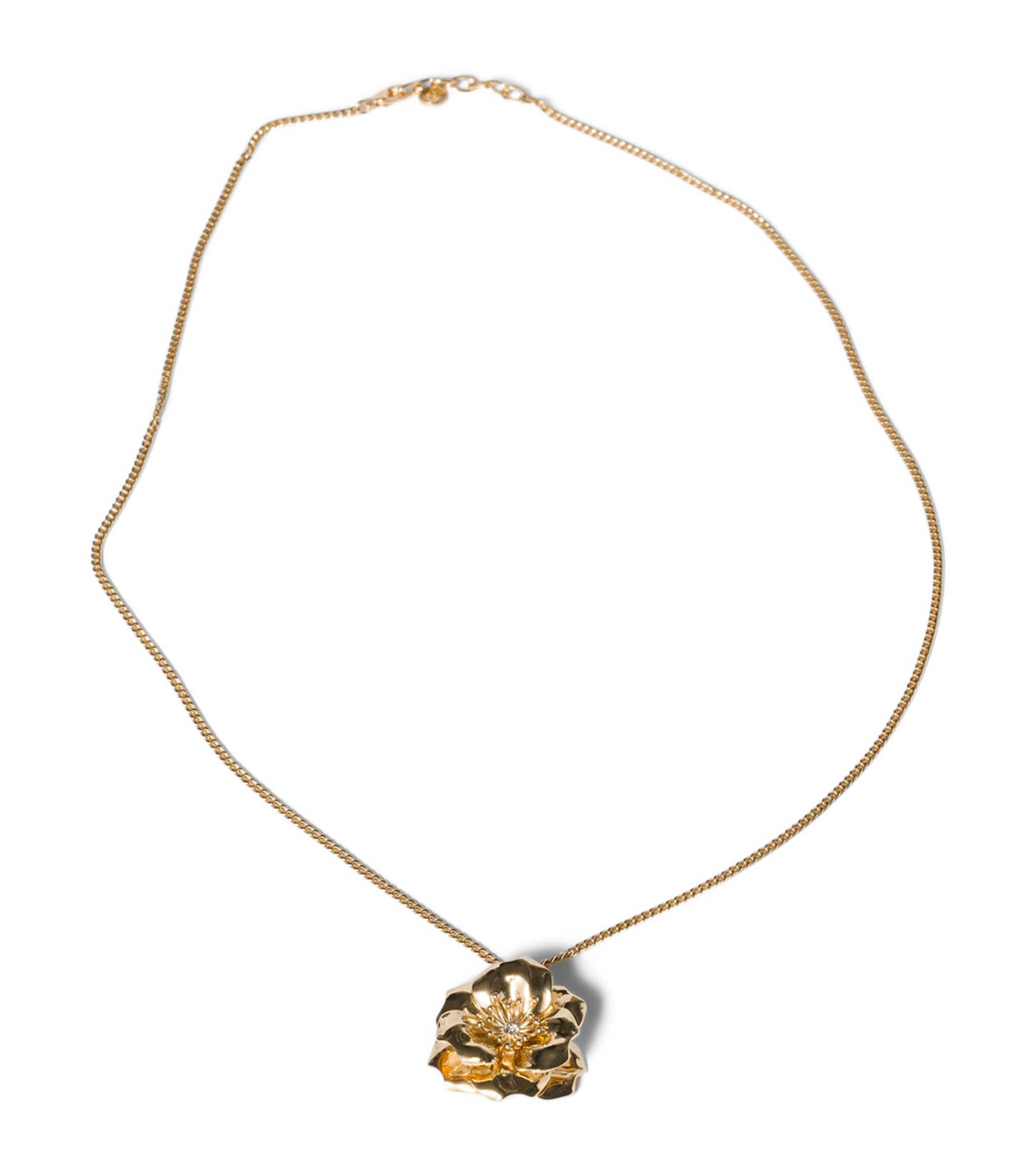 Miu Miu Flower Pendant Necklace Image 1
