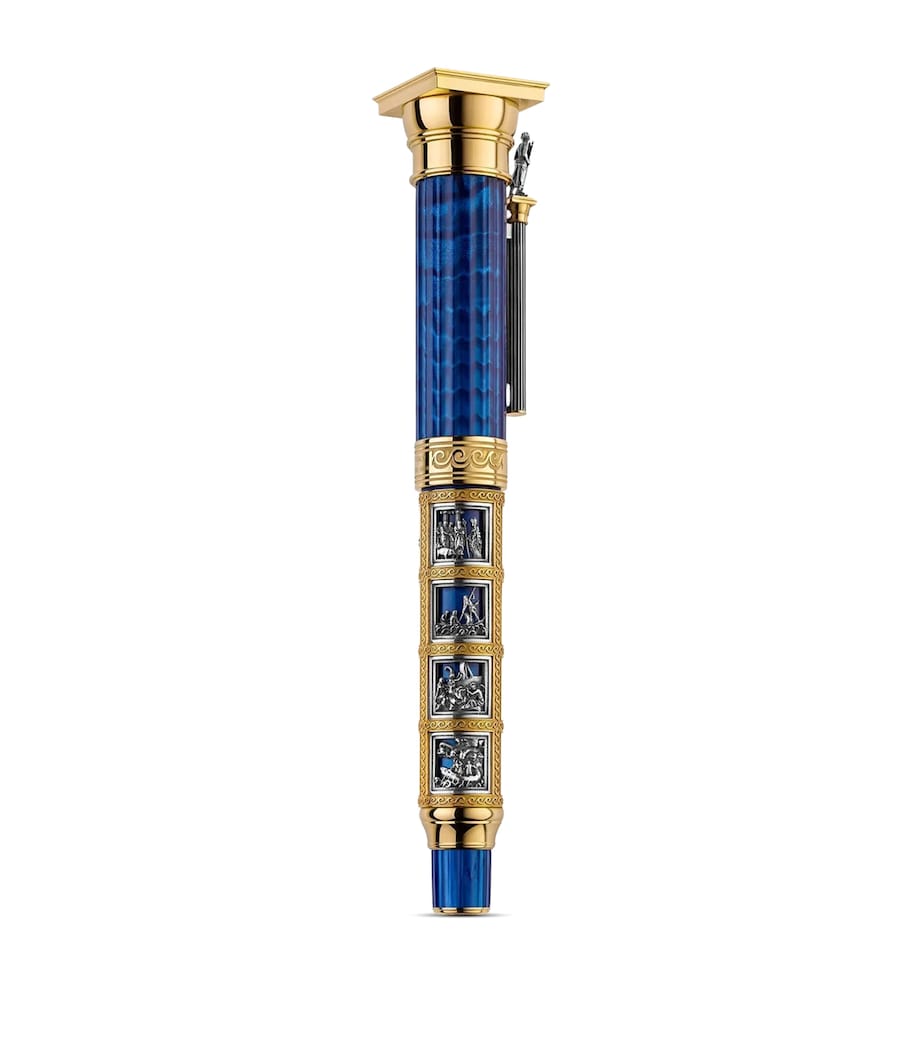 Montegrappa Odyssey Chapter II Rollerball Pen Blue/gold Image 3