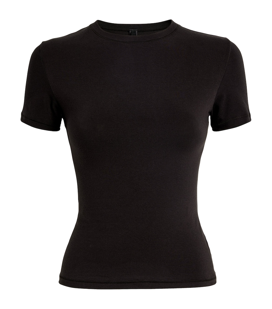 Cotton Jersey Short-Sleeve T-Shirt SOOT Image 1