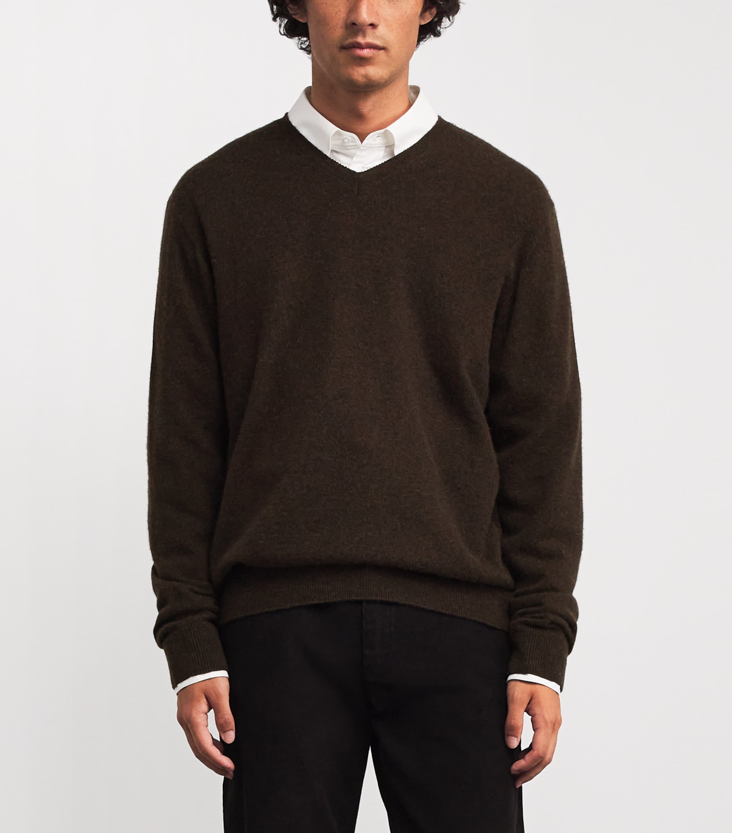 Rod Cashmere Sweater BROWN MELANGE Image 3