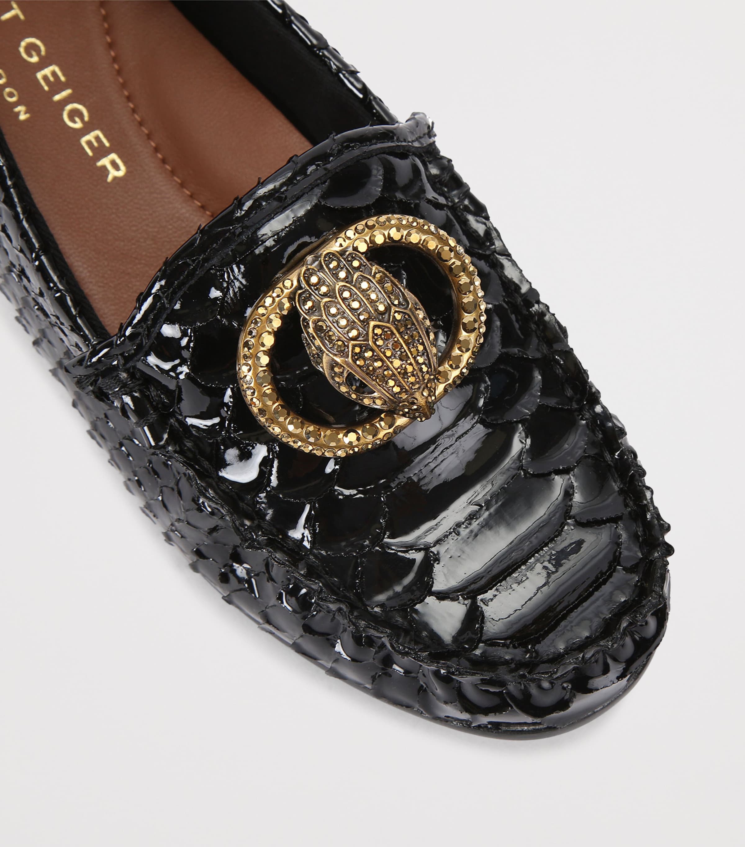 Leather Chelsea Loafers BLACK Image 3