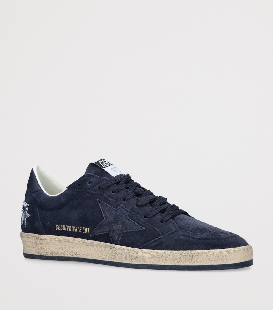 Golden Goose Suede Ball Star Sneakers Navy Image 3