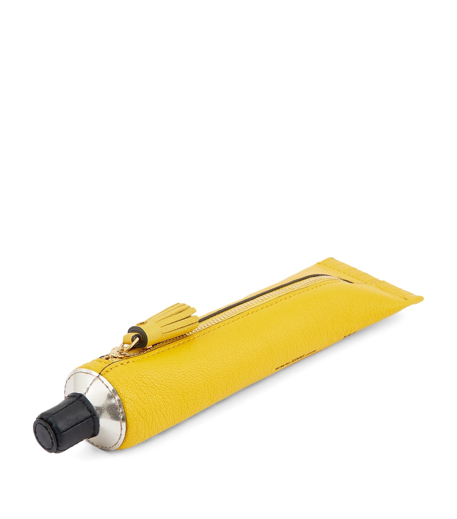 x UHU Leather Pencil Case YELLOW Image 1