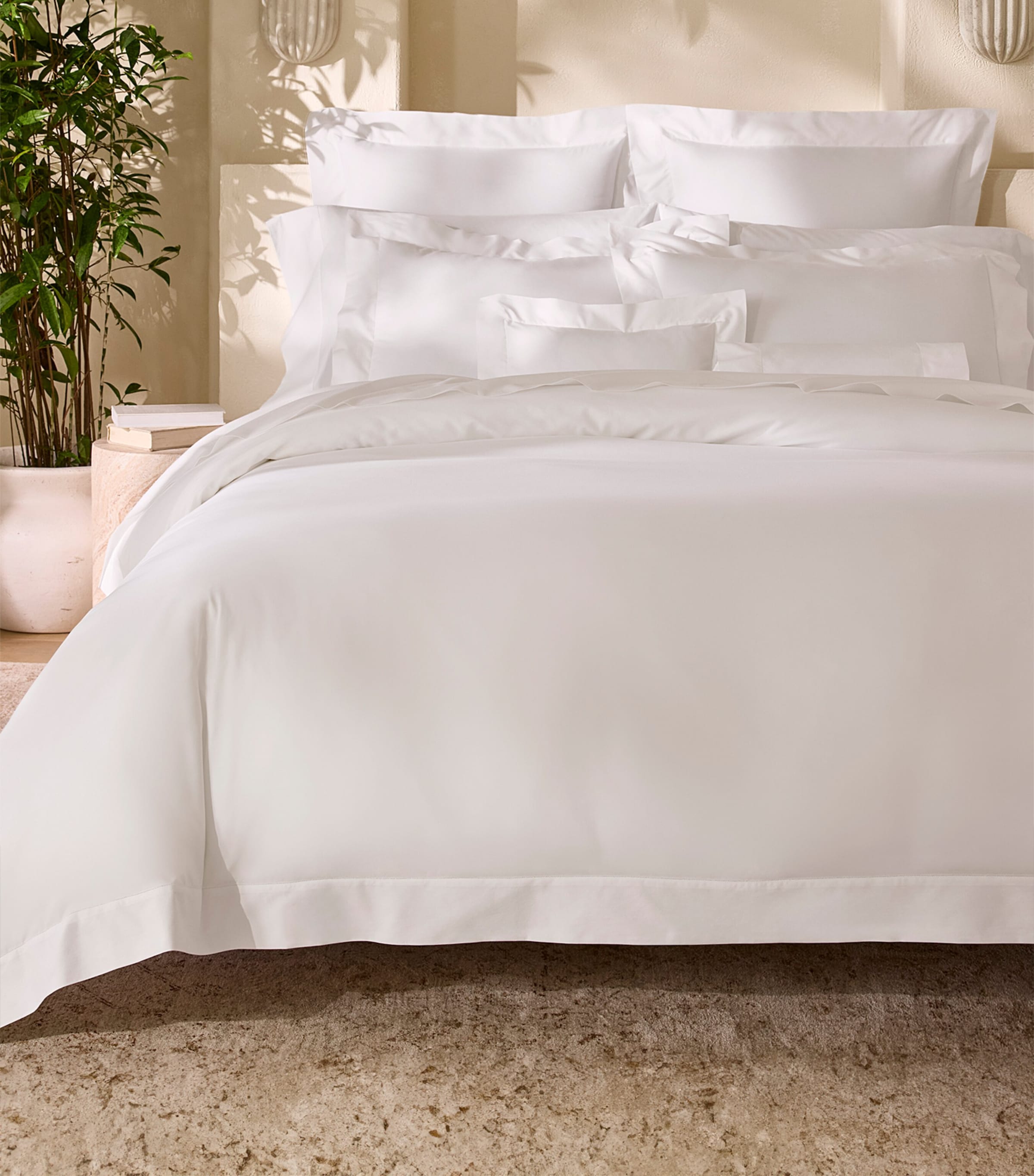 Pratesi Angel Luxe Super King Flat Sheet (300cm x 270cm) Ivory Image 2