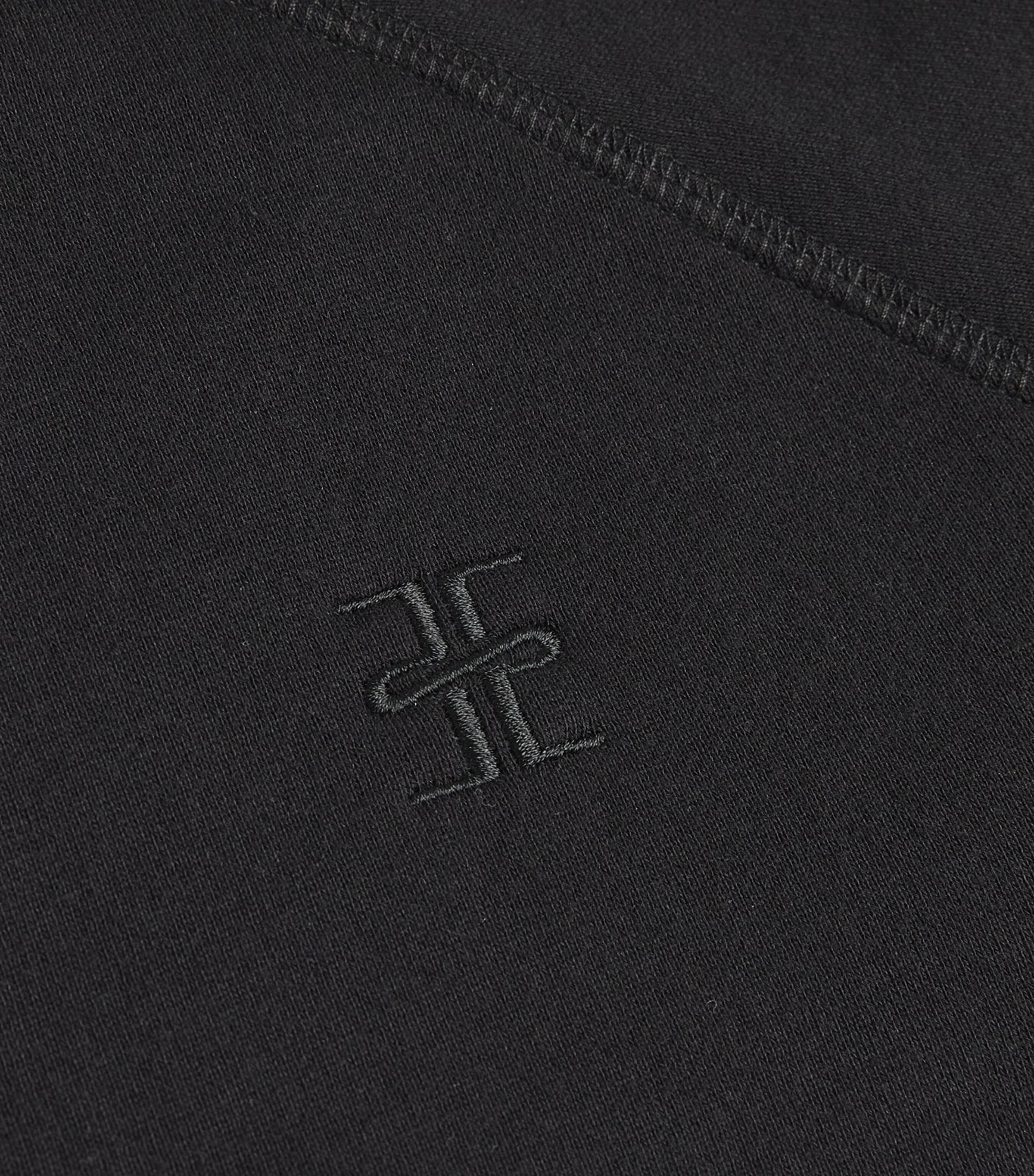 Terry Cotton-Modal Sweatshirt BLACK Image 5