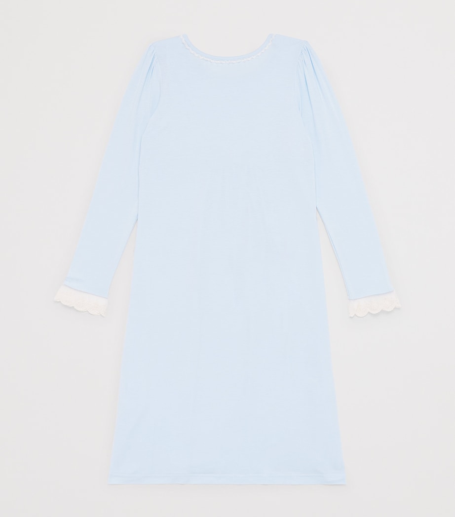 Amiki Nadia Nightdress (2-14 Years) Baby Blue Image 2