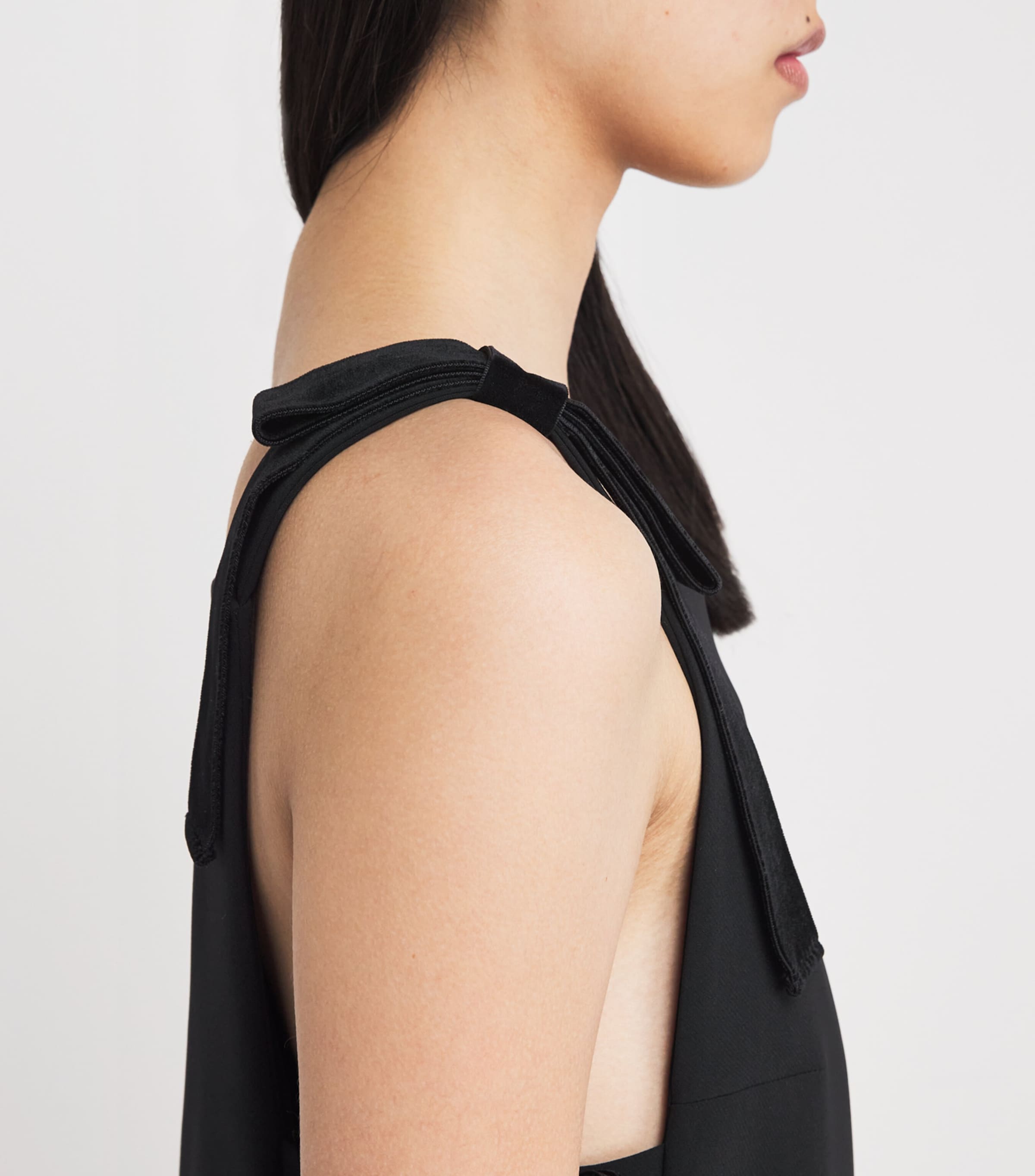 Velvet Mini Dress BLACK Image 4