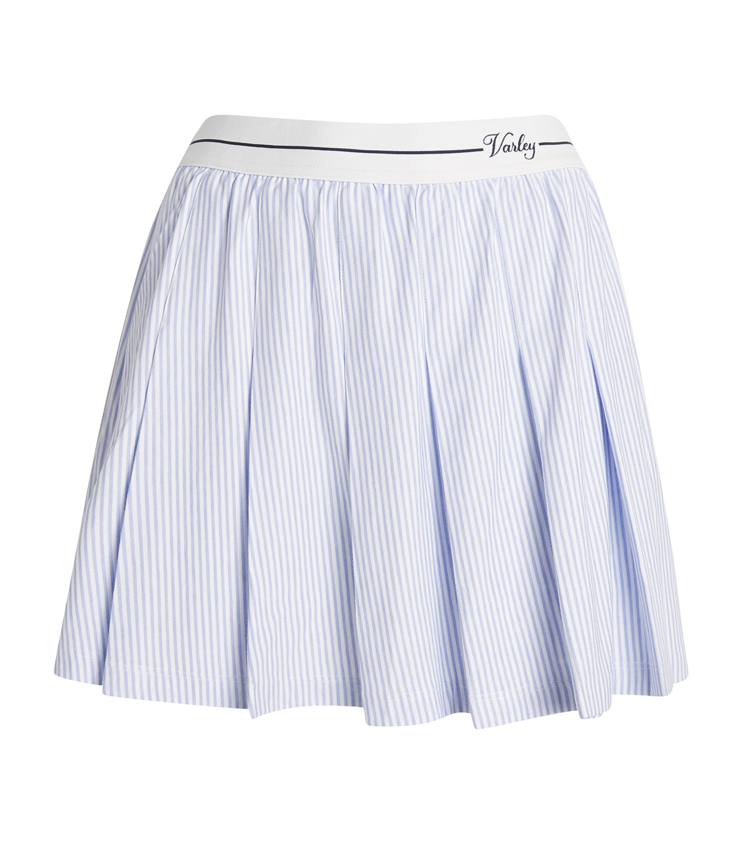 Varley Womens Toyah Skort Xenon Blue Pinstripe Image 1