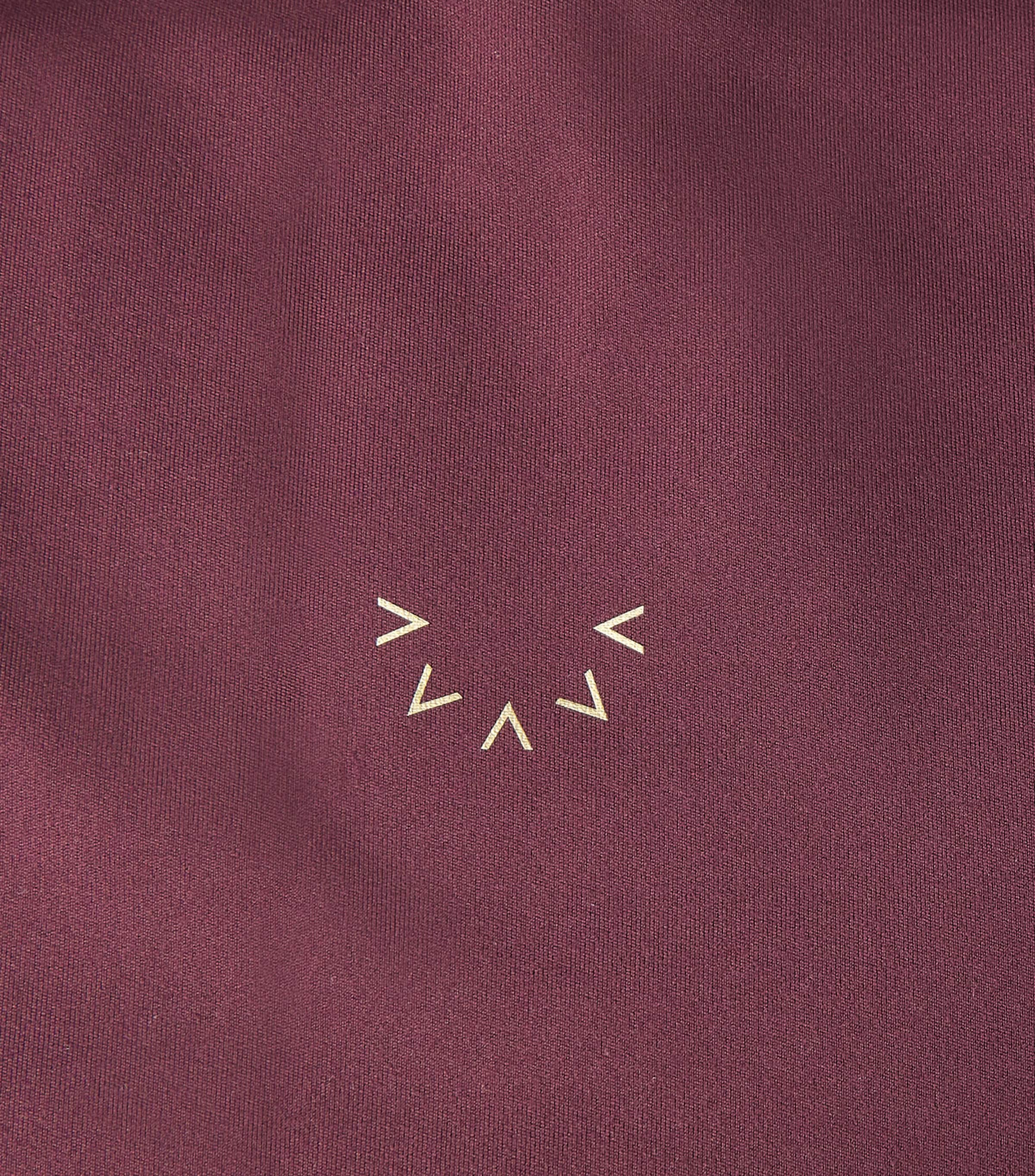 FreeSoft High-Rise Sports Leggings BURGANDY Image 5