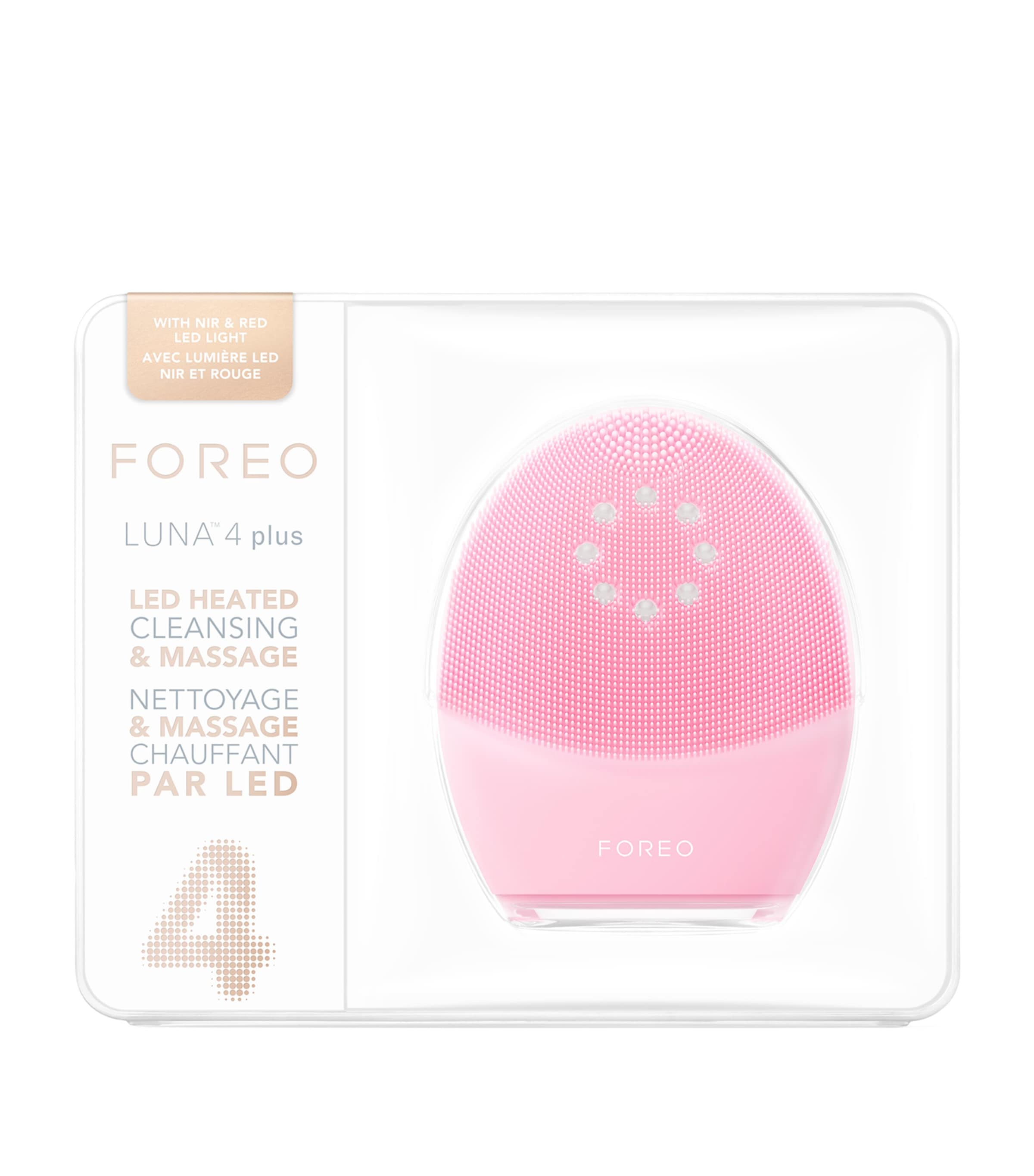 Foreo LUNA 4 Plus Facial Cleansing Brush for Normal Skin | Harrods UK