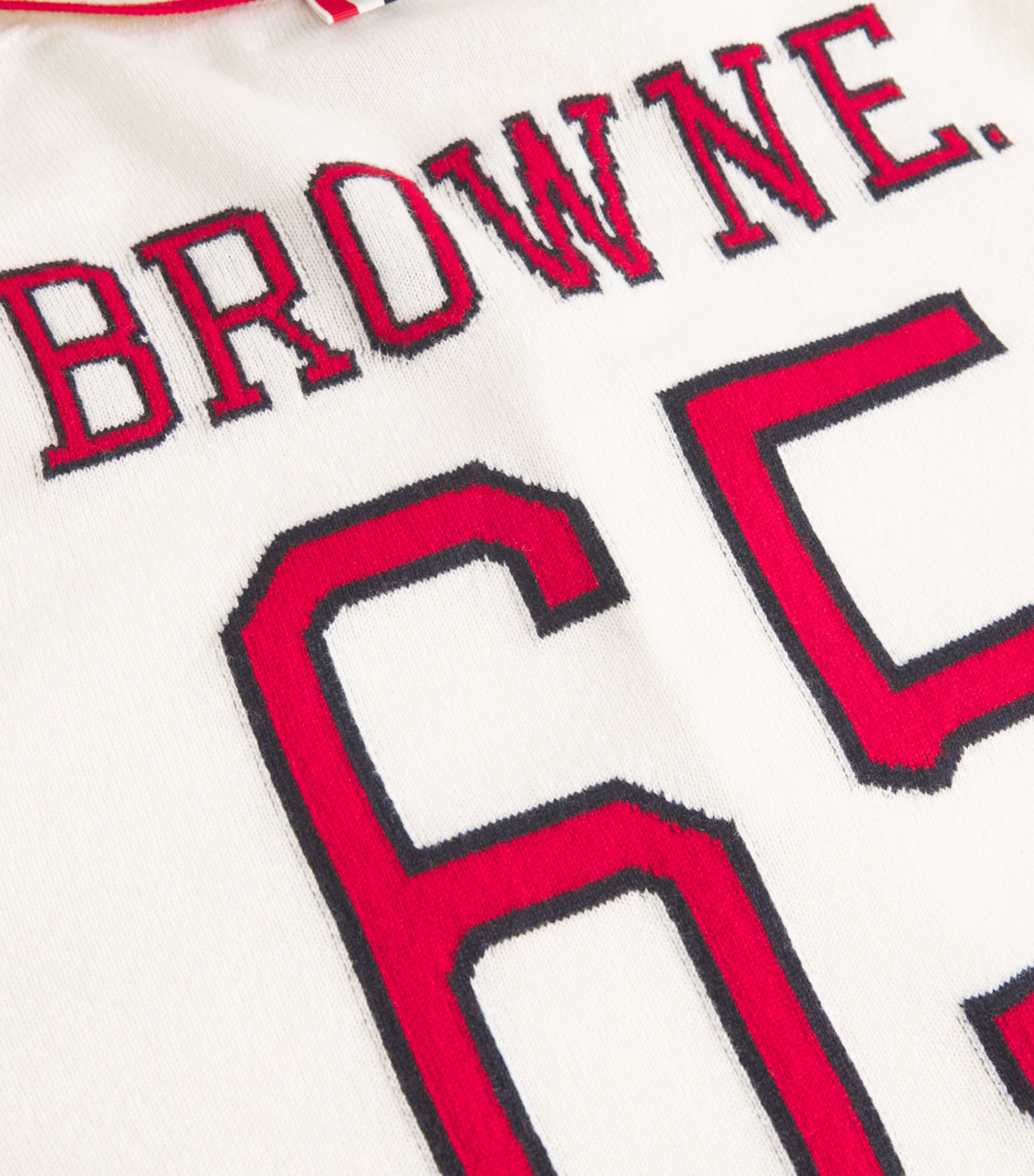 Cashmere 65 Intarsia Polo Shirt WHITE Image 5