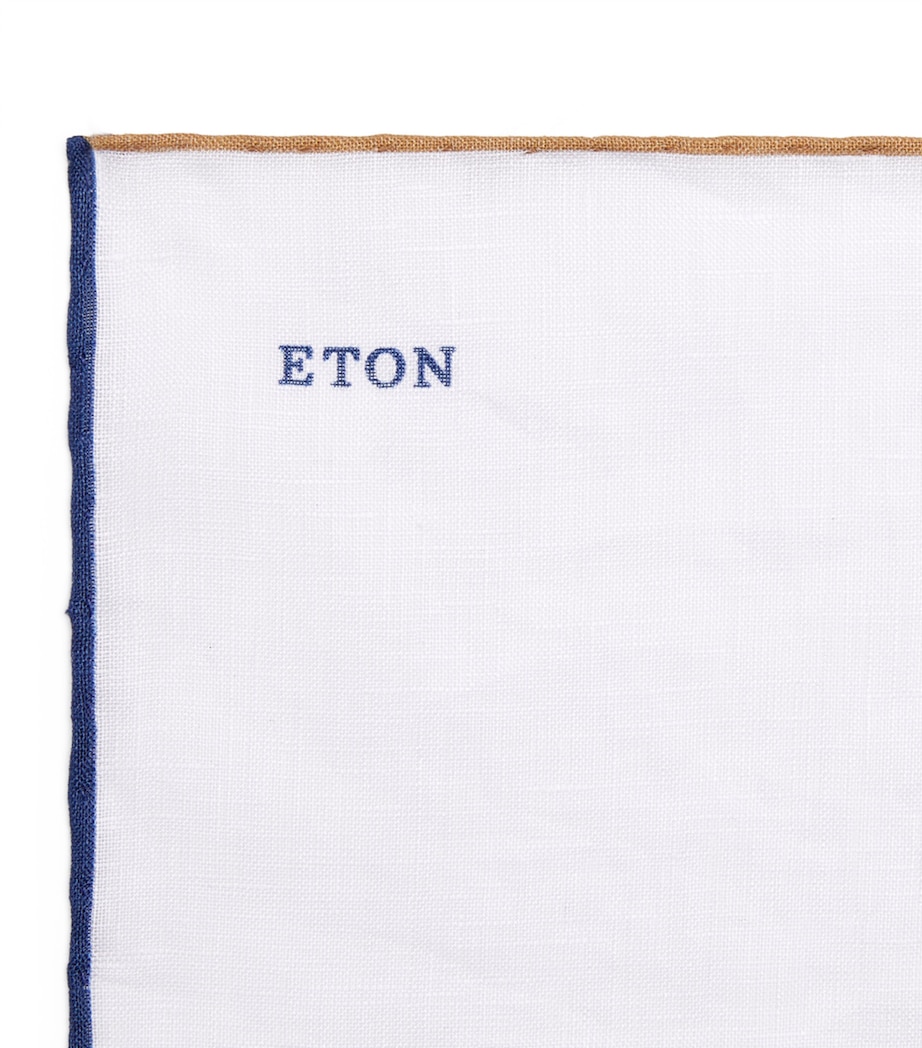 Linen Pocket Square 35-WHITE/MULTI Image 4