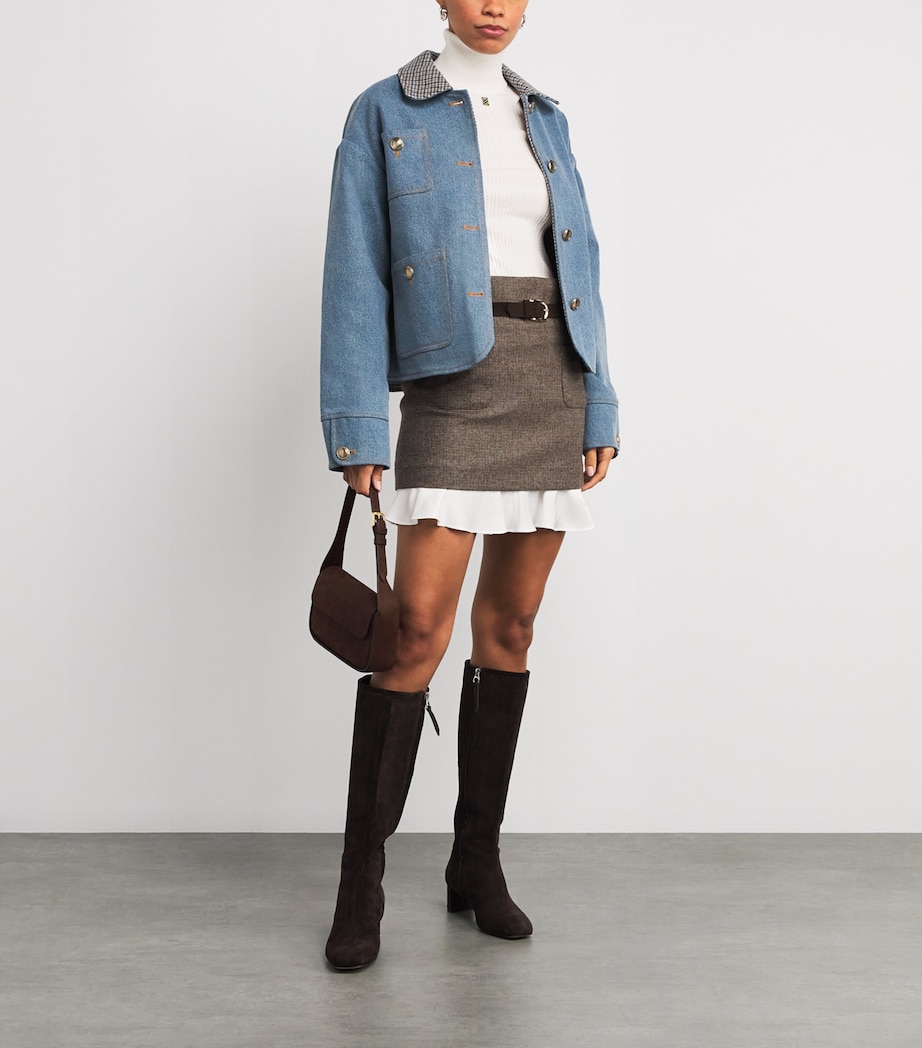 Cable-Knit Rollneck Sweater SNOW Image 2