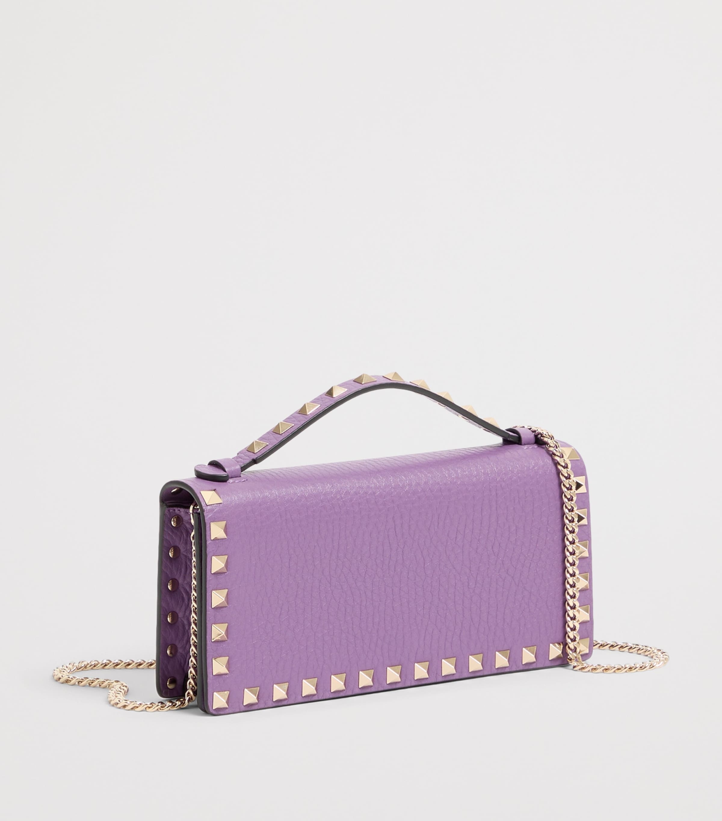Valentino Garavani Leather Rockstud Wallet Image 2