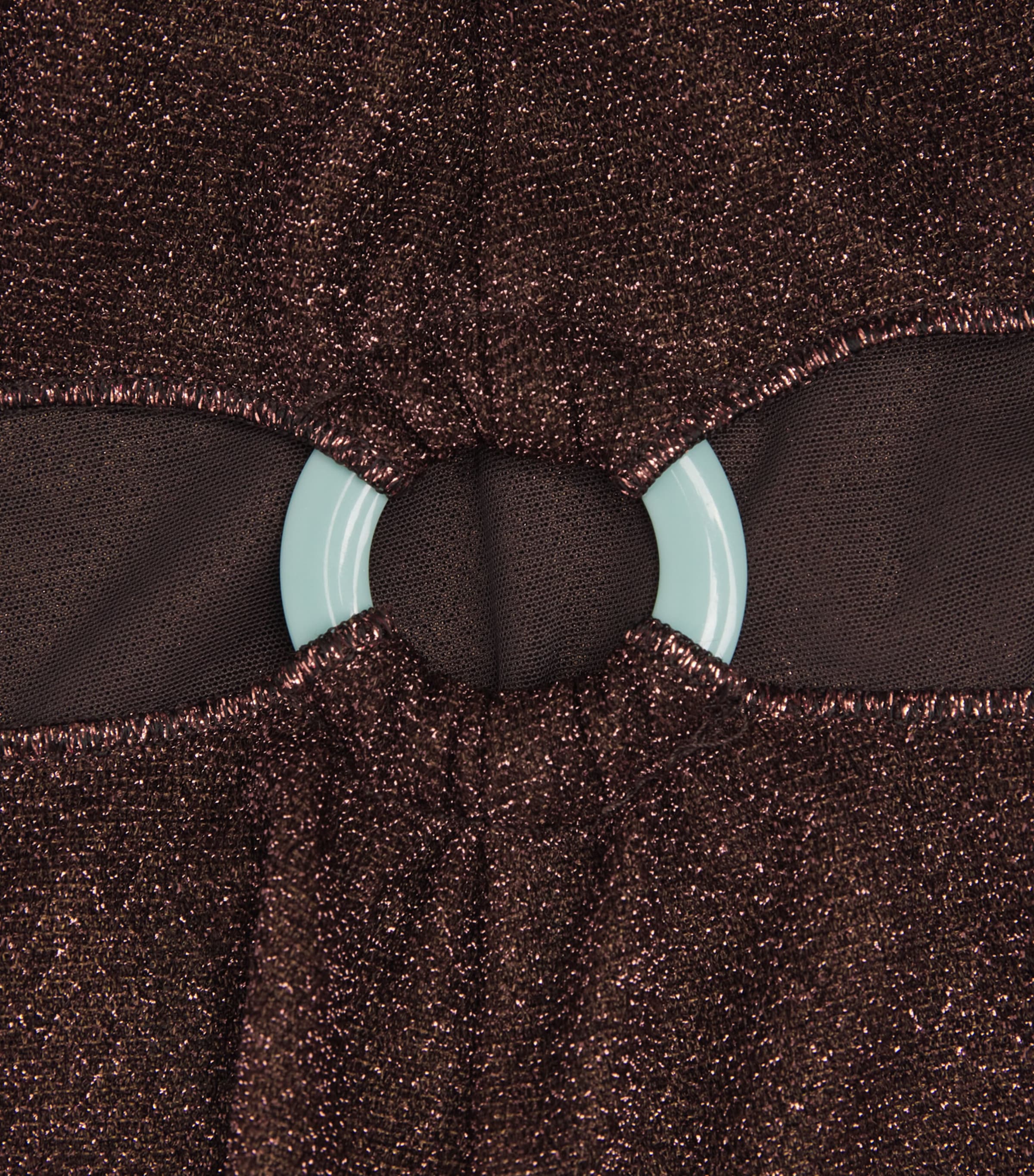 Multi-Ring Lumière Mini Skirt CHOCOLATE Image 6