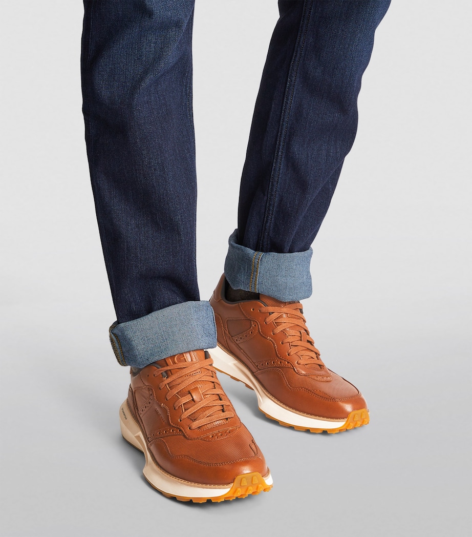 Leather GrandPrø Ashland Sneaker TAN COMB Image 6