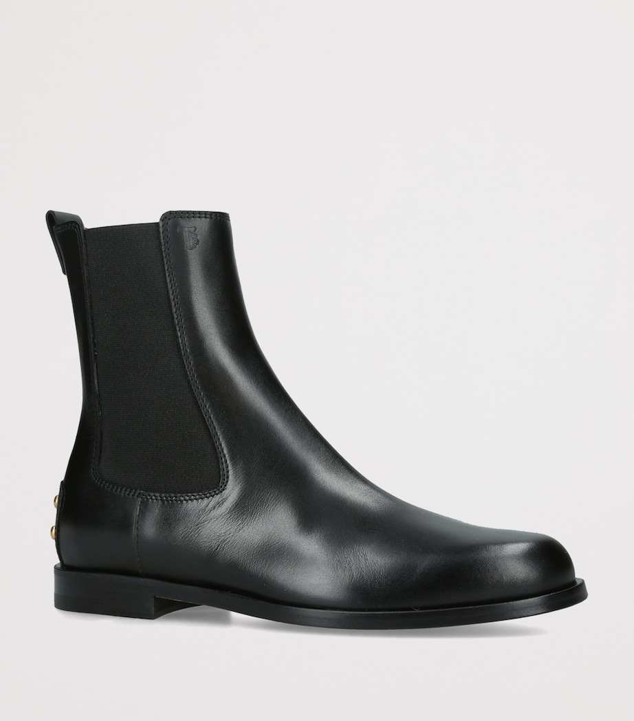 Tod's Leather Chelsea Boots Black Image 2