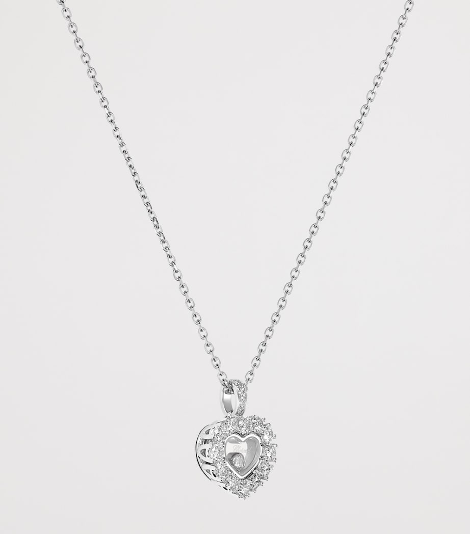 White Gold and Diamond Happy Diamonds Icons Joaillerie Pendant Necklace 18K WHITE GOLD Image 3