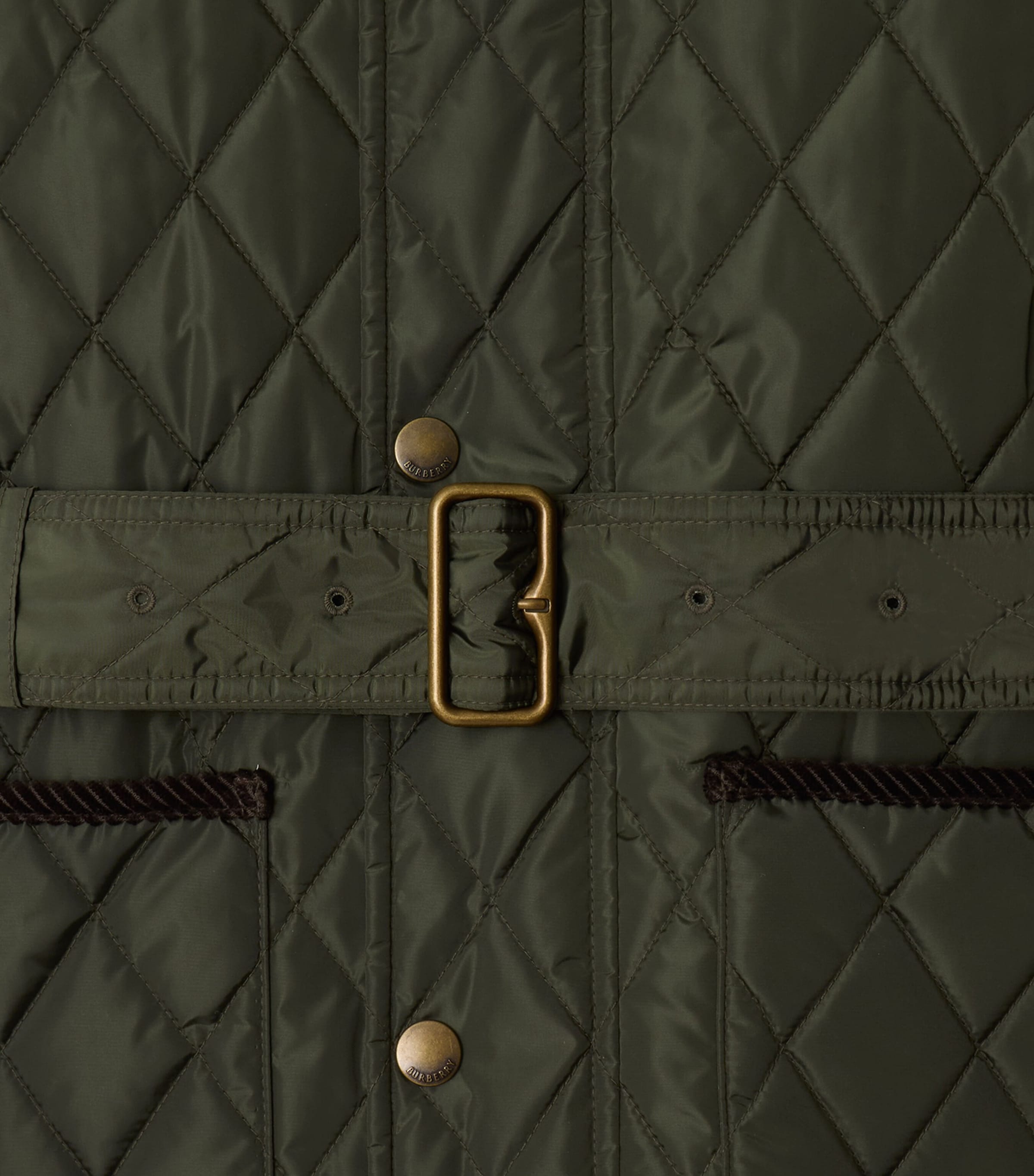 Quilted Belted Field Jacket SHALE Image 7