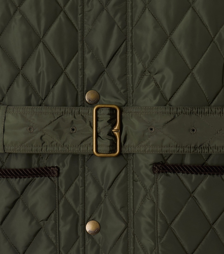Quilted Belted Field Jacket SHALE Image 7