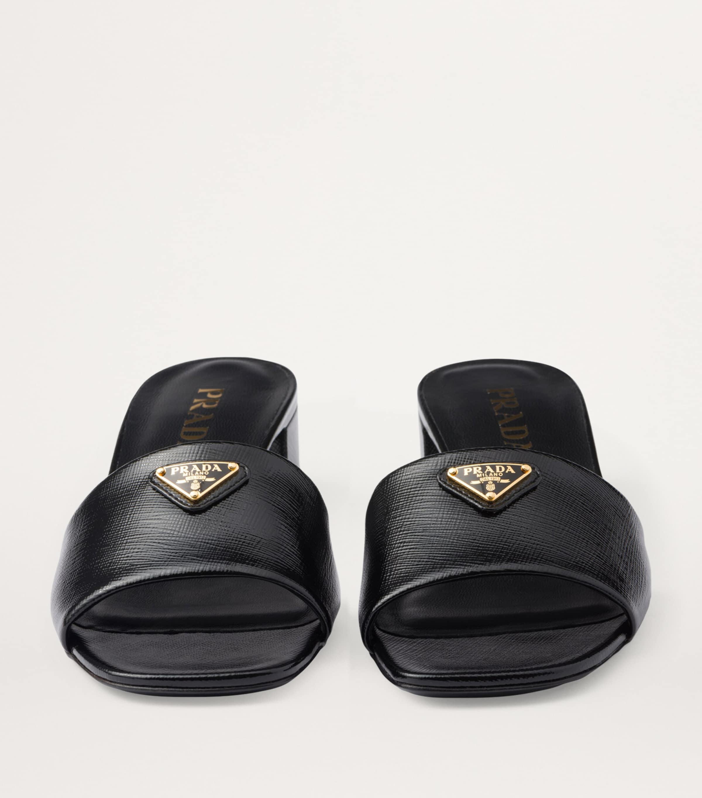 Saffiano Leather Slides 35 F0002 Image 4