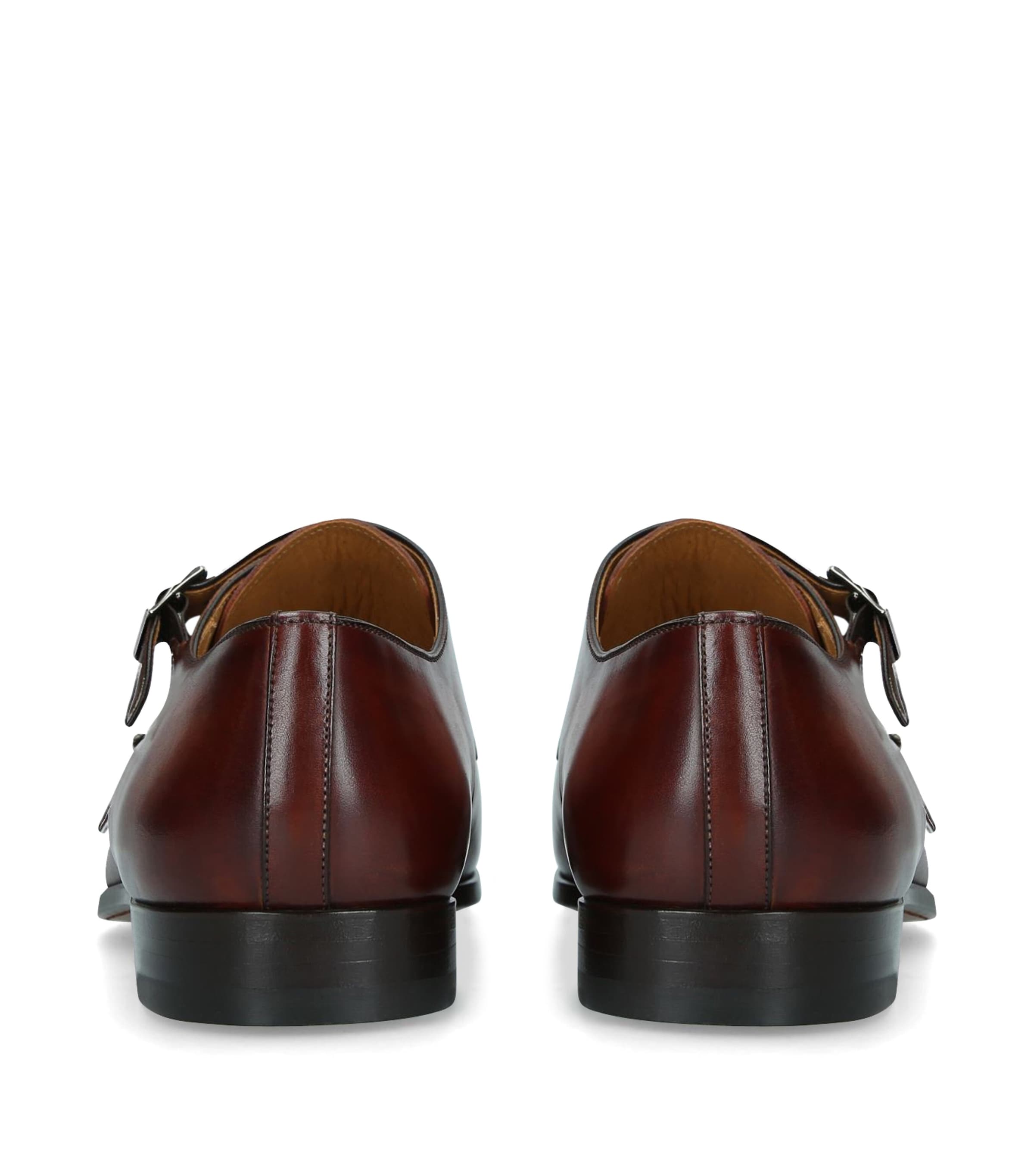 Burnished Double-Monk Shoes TAN Image 2