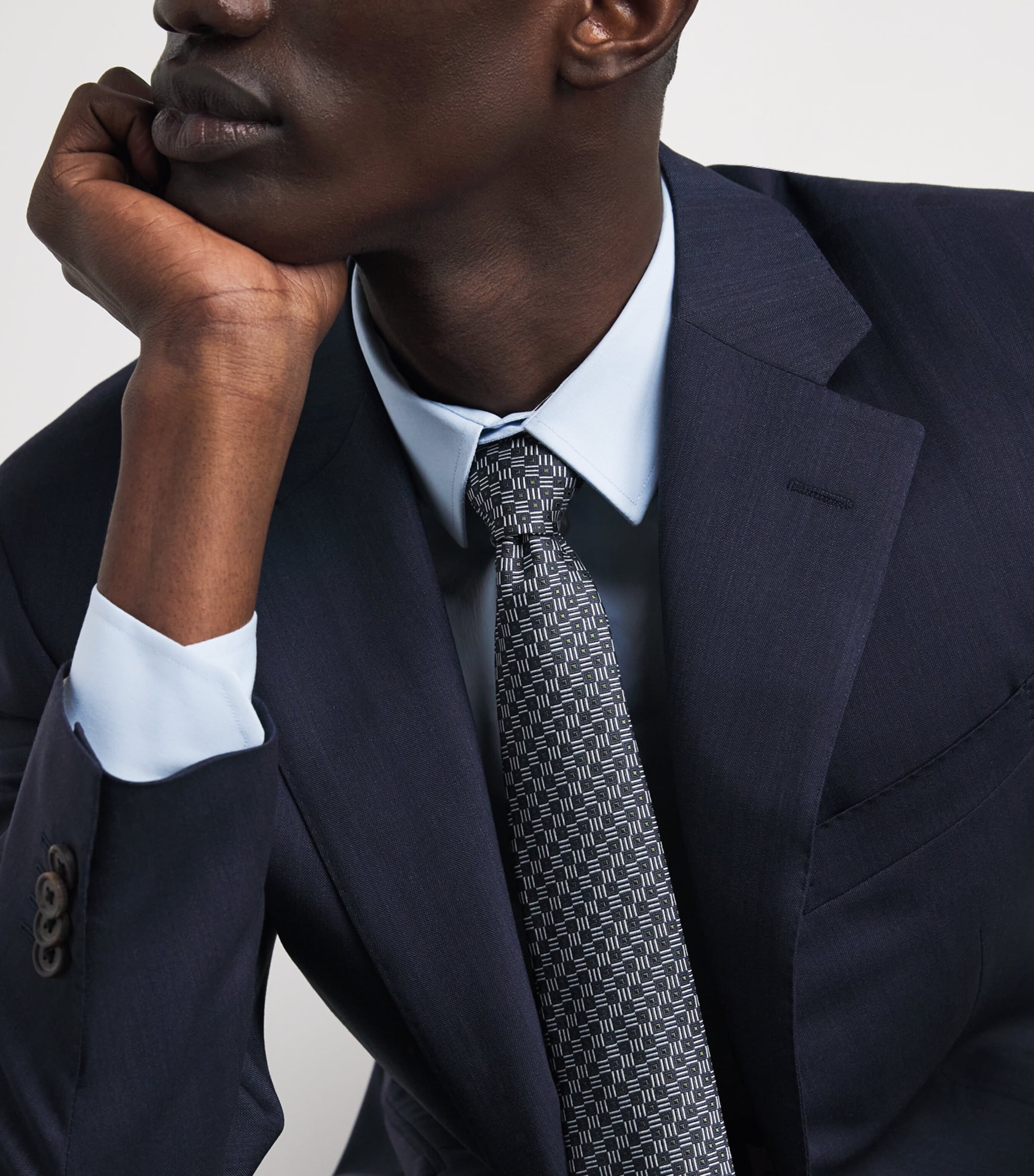 Emporio Armani Silk Jacquard Tie Image 2