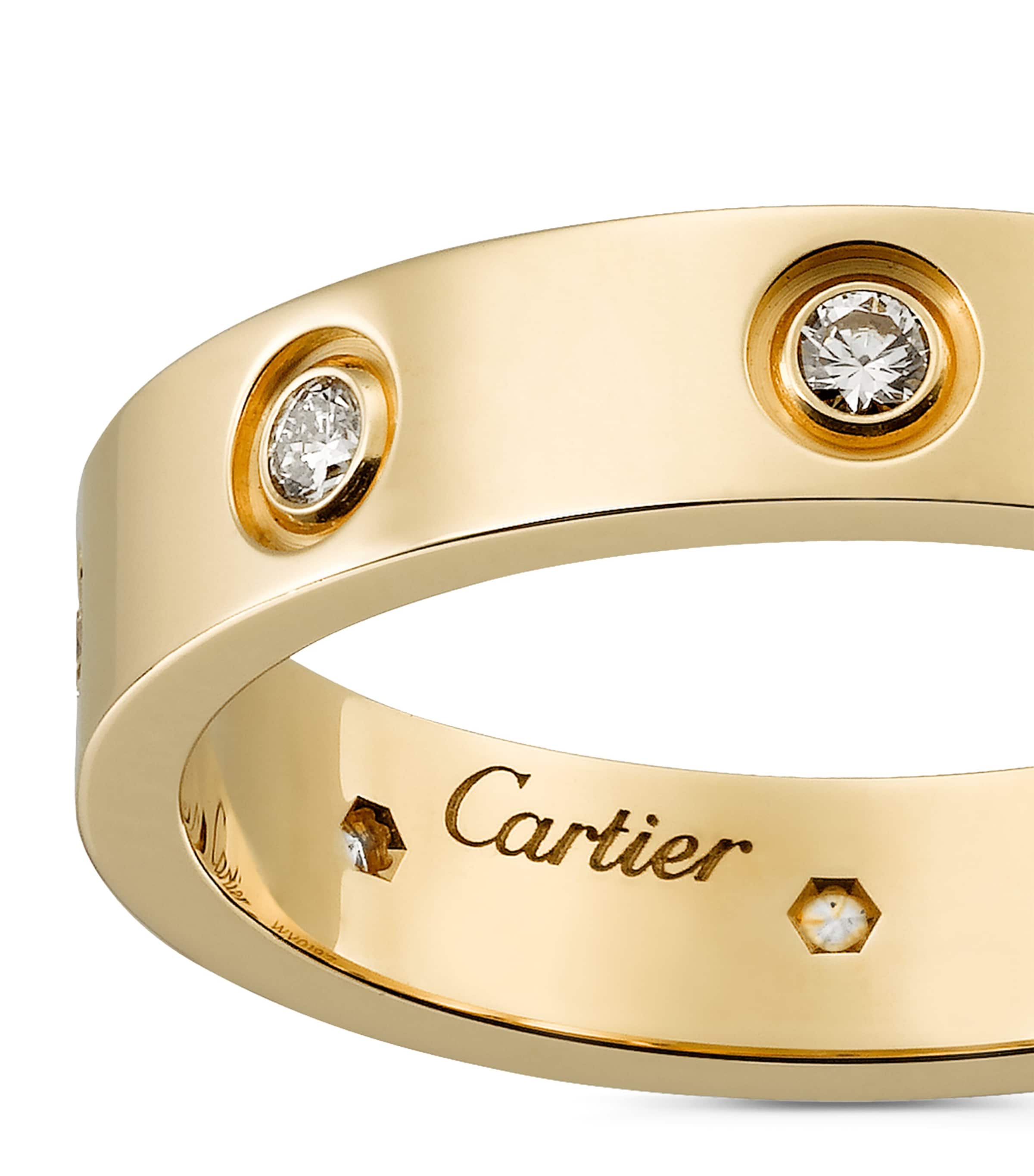 Cartier Yellow Gold and Diamond LOVE Ring Yellow Gold Image 5