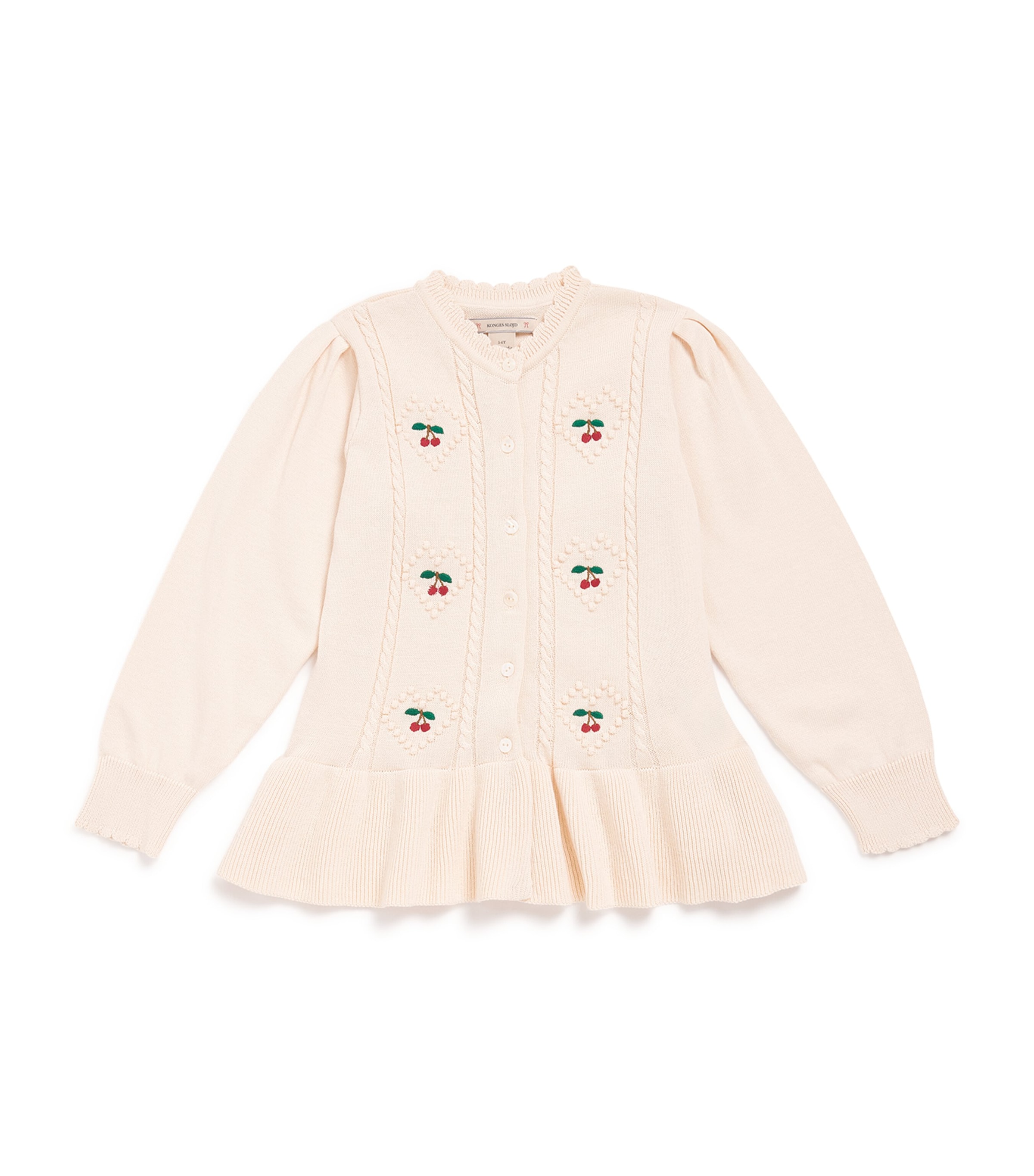 Organic Cotton Soleil Cardigan (12 Months- 10 Years) PEARLED IVORY Image 1