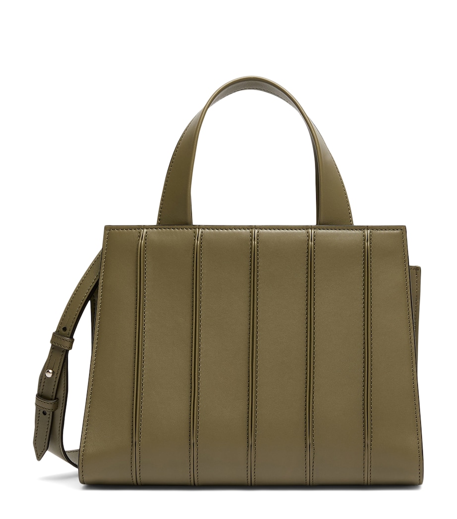 Max Mara Medium Whitney Top-Handle Bag Olive Green Image 1