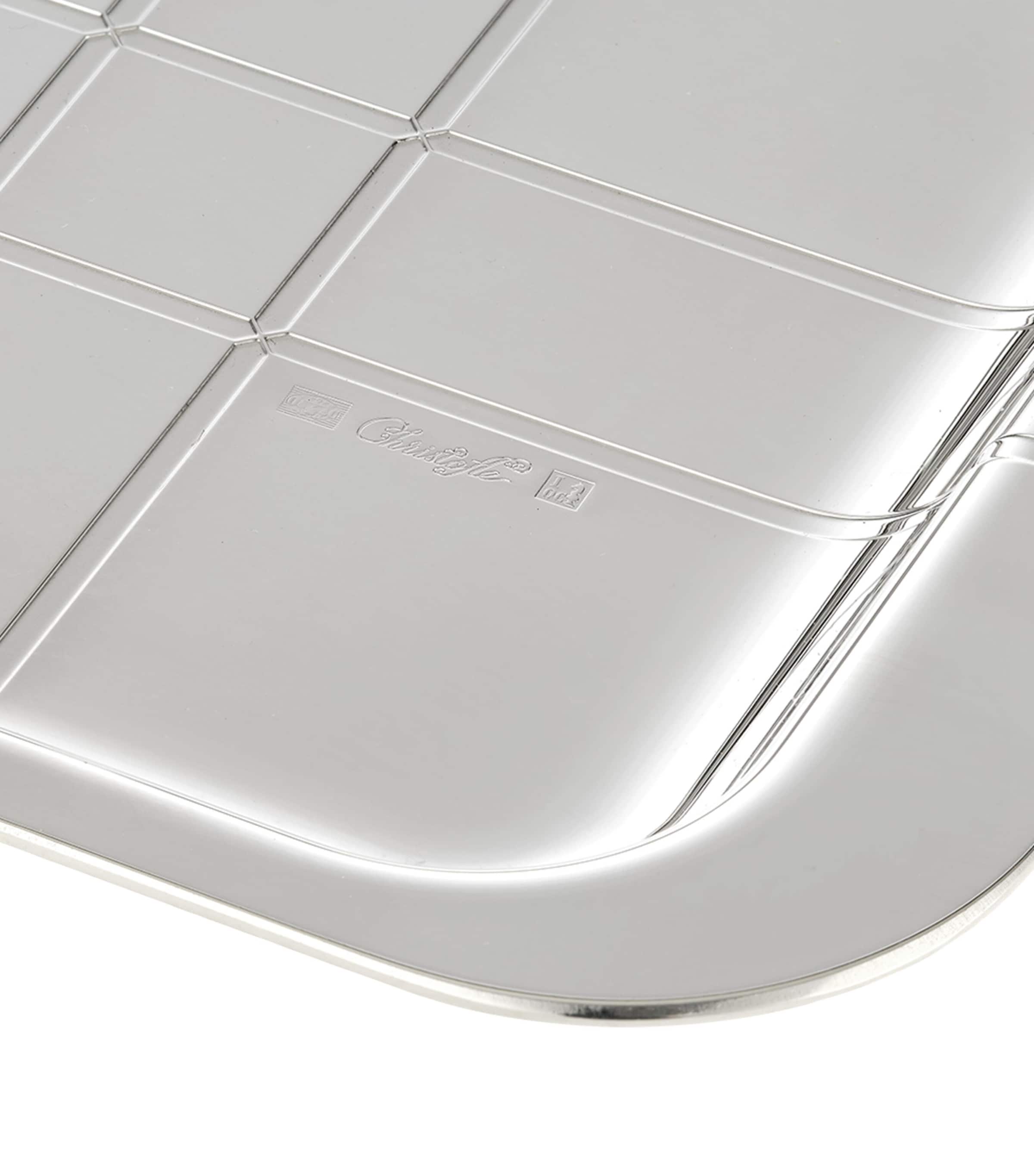 Silver-Plated Graphik Tray (15cm x 10cm) SILVER Image 4