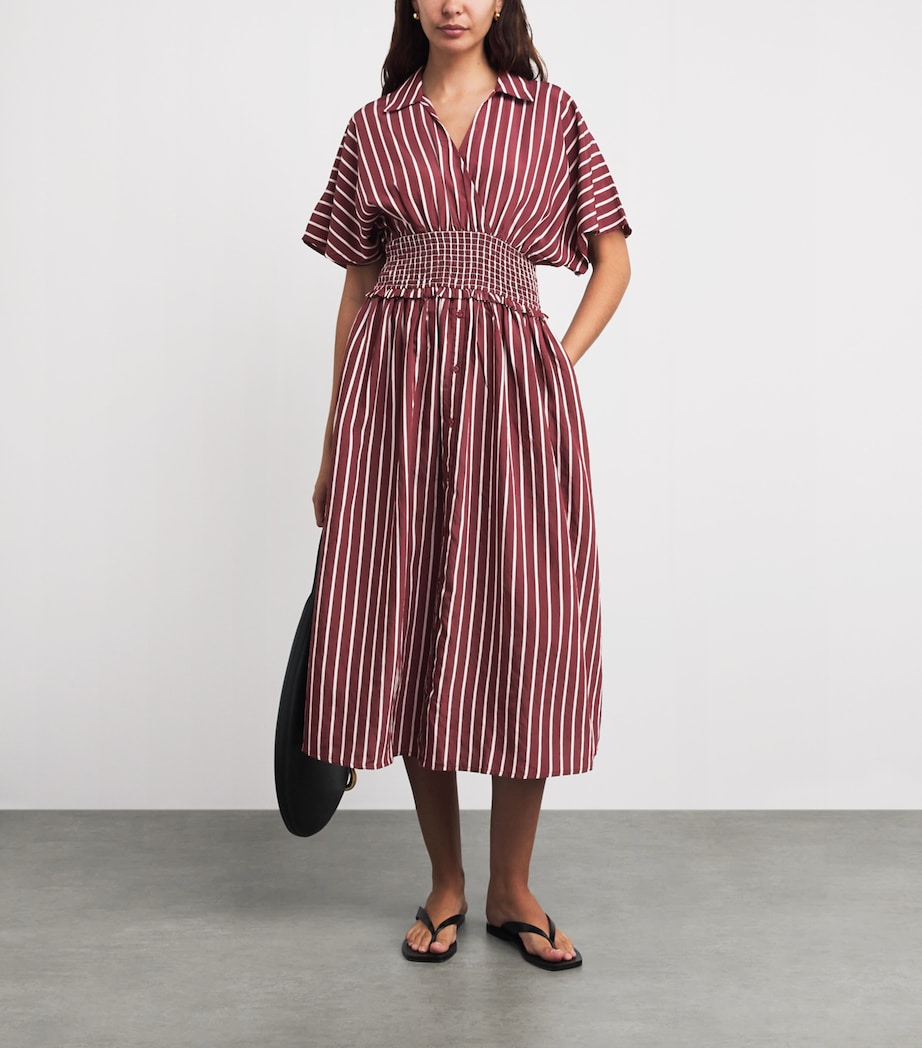 Claudie Pierlot Womens Stripe Wrap Dress Dual Color Image 2