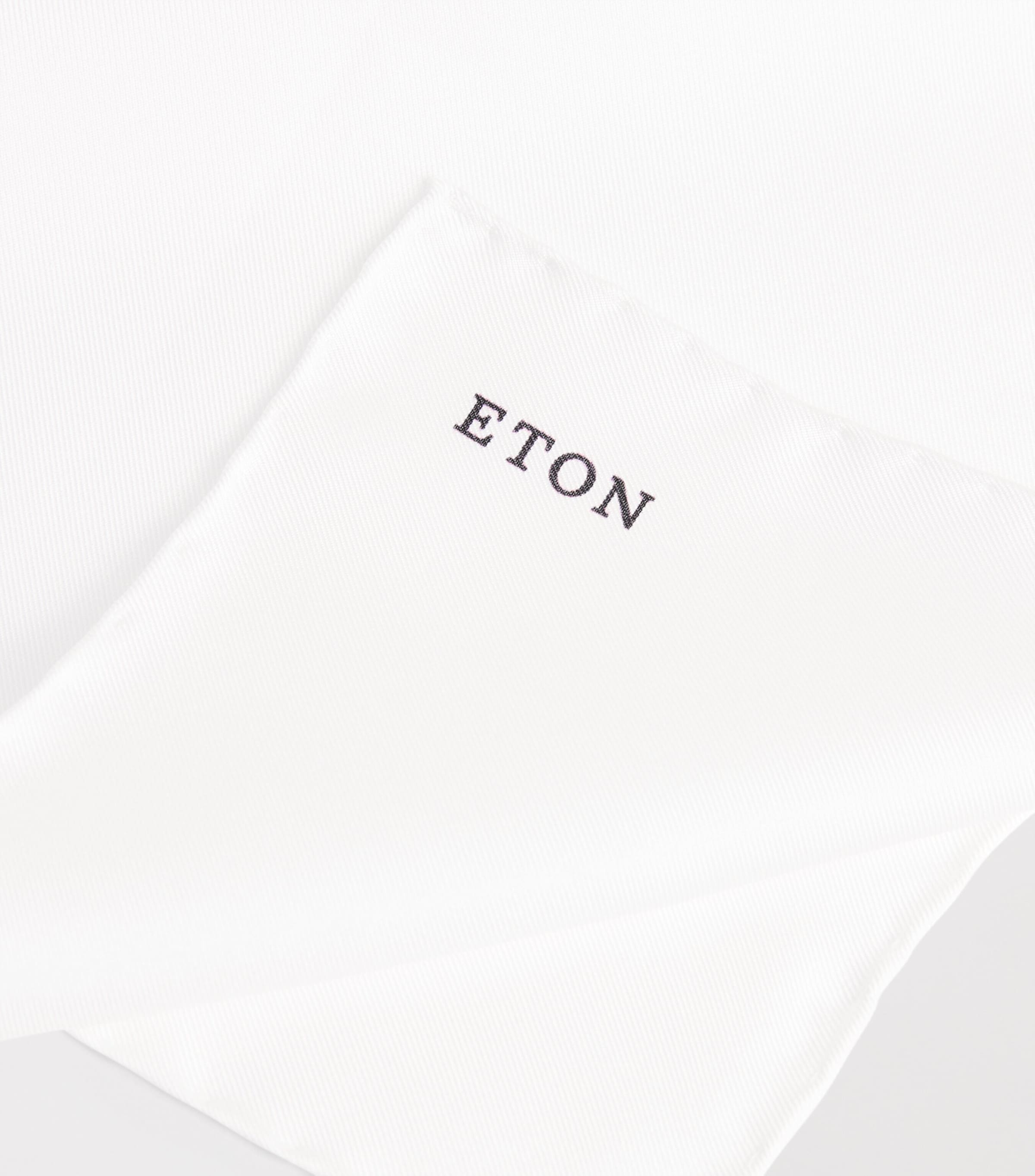 Silk Pocket Square 01-WHITE Image 3