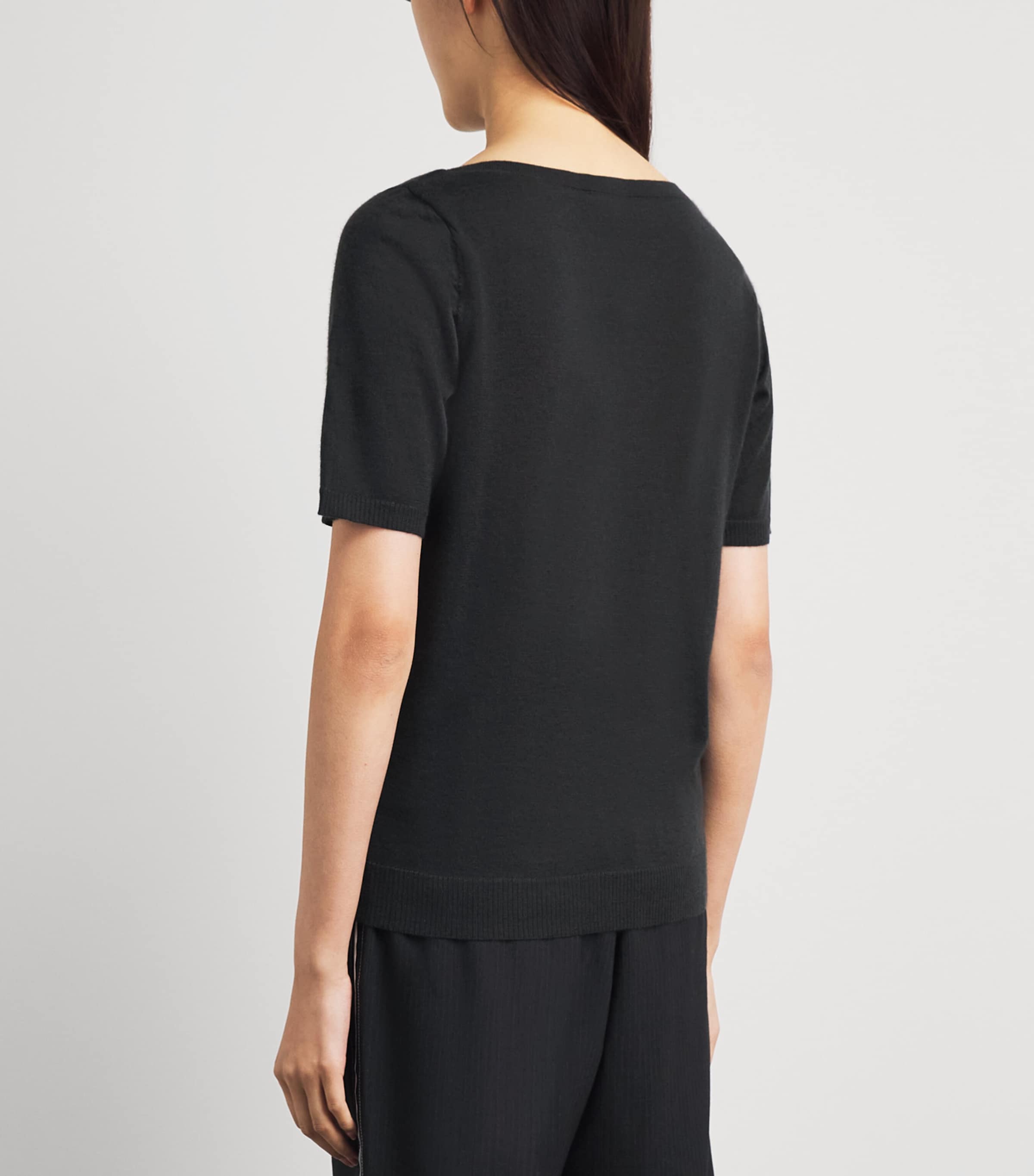 Herskind Womens Cashmere Emanuelle T-Shirt Iron Image 5