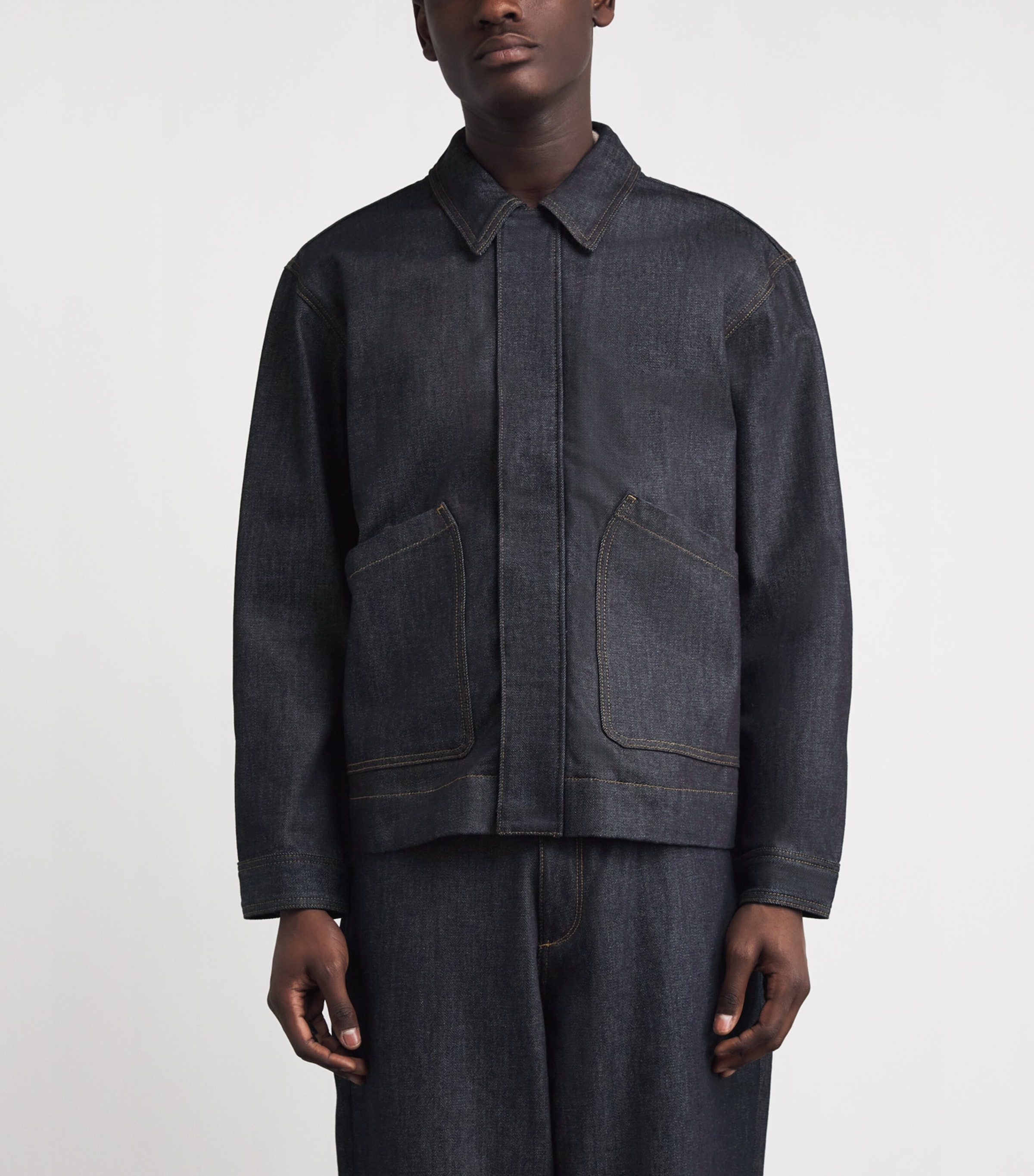 Patch-Pocket Denim Jacket RESINRINSE Image 4