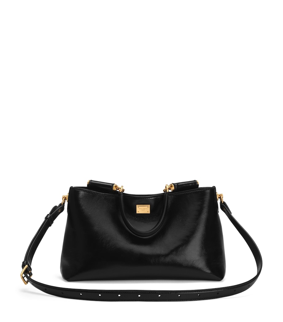 Calfskin Vittoria Shoulder Bag 80999-BLACK Image 1