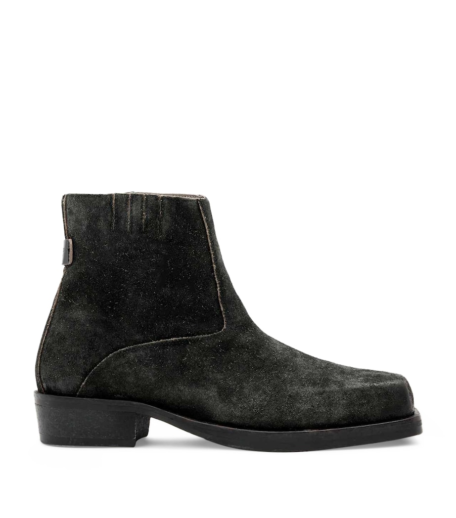 Suede Orla Ankle Boots CHARCOAL GREY Image 1